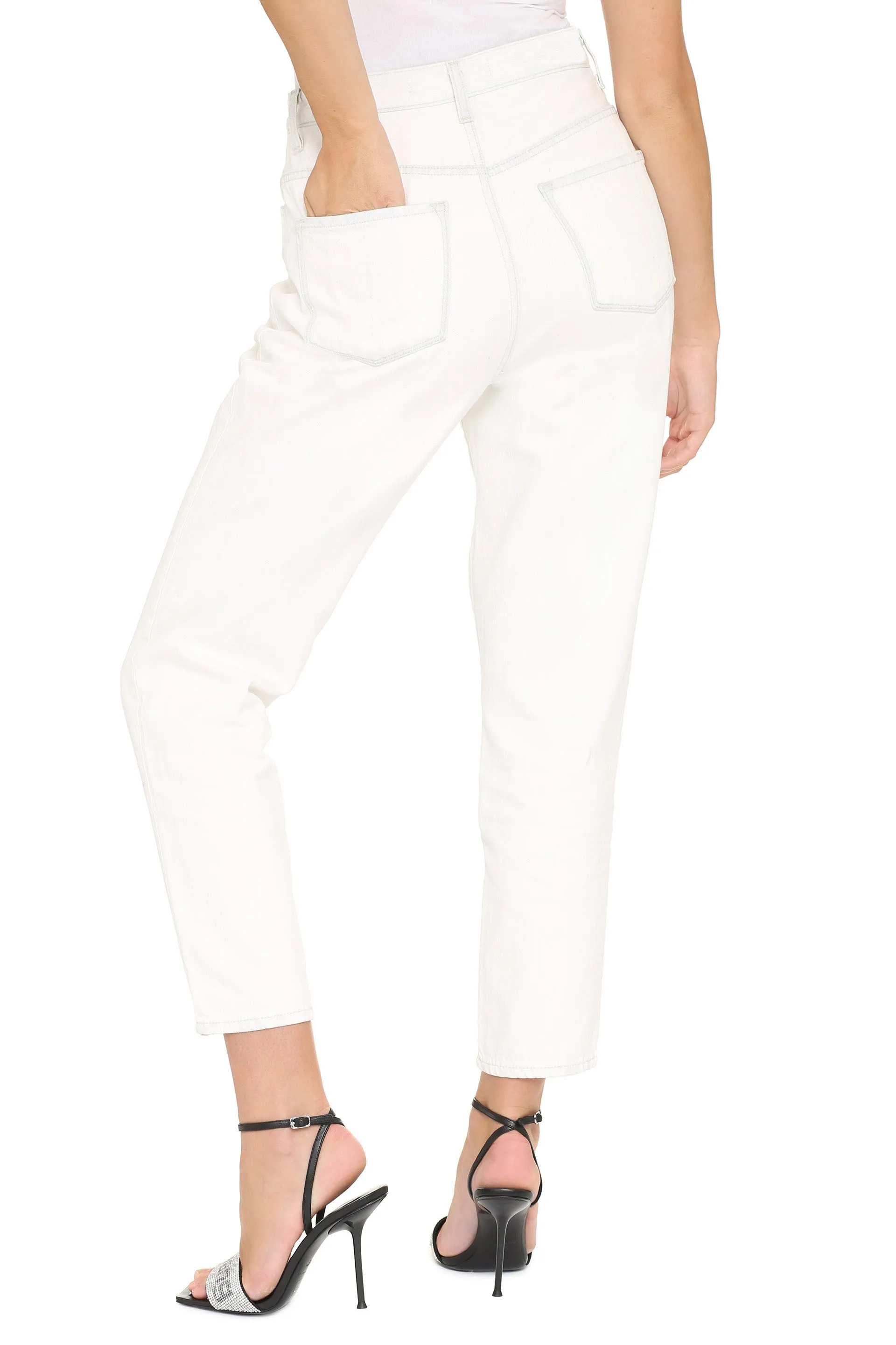 J Brand High-Rise Tapered Jeans