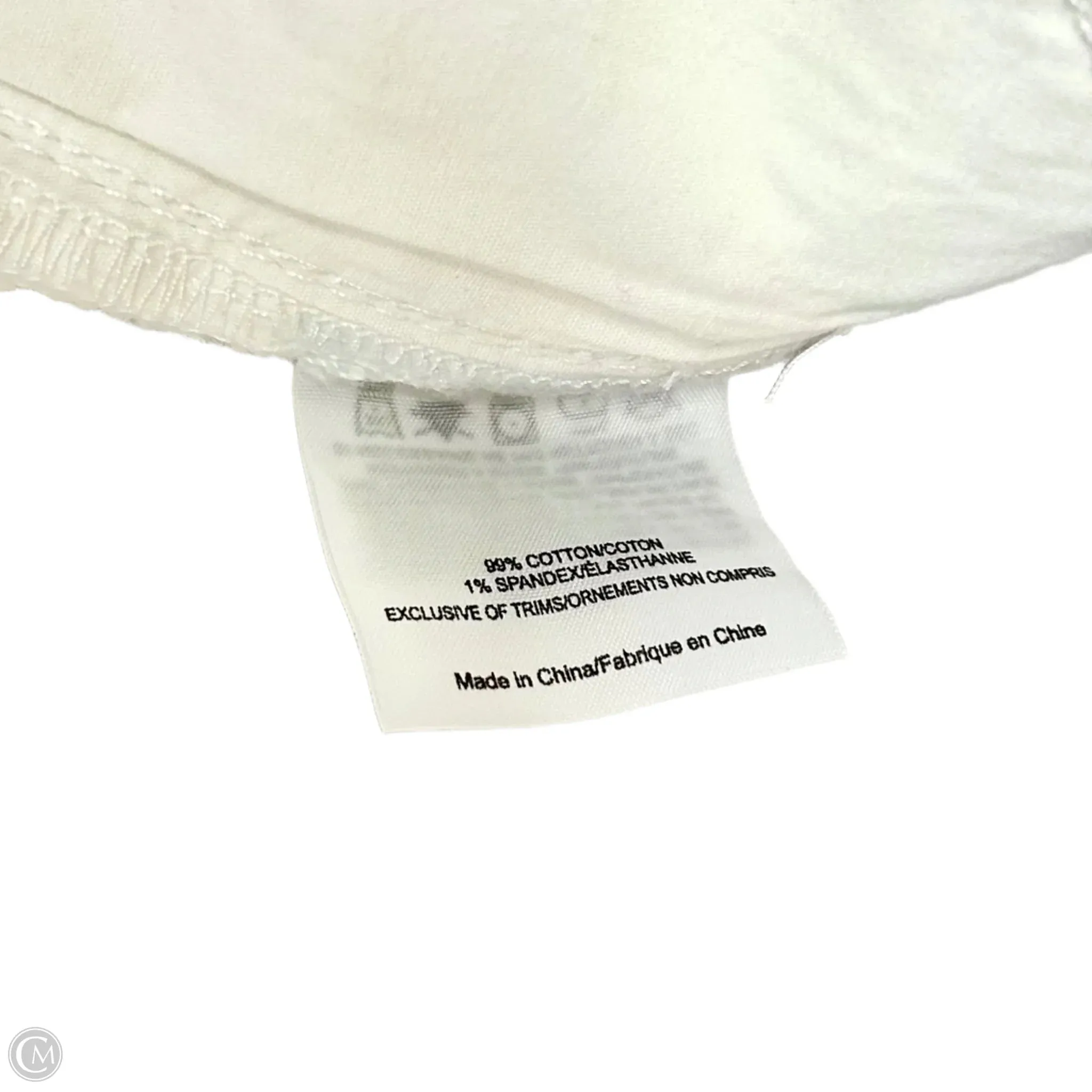 Jeans Designer By Tory Burch In White Denim, Size: 10