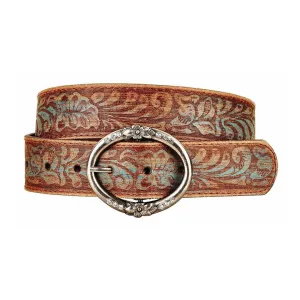 Jolene Tooled Leather Belt