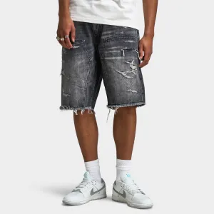 Jordan Craig Brian Reconstructed Denim Short / Industrial Black