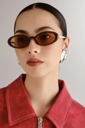 Le Specs Magnifique Sunglasses Cocoa
