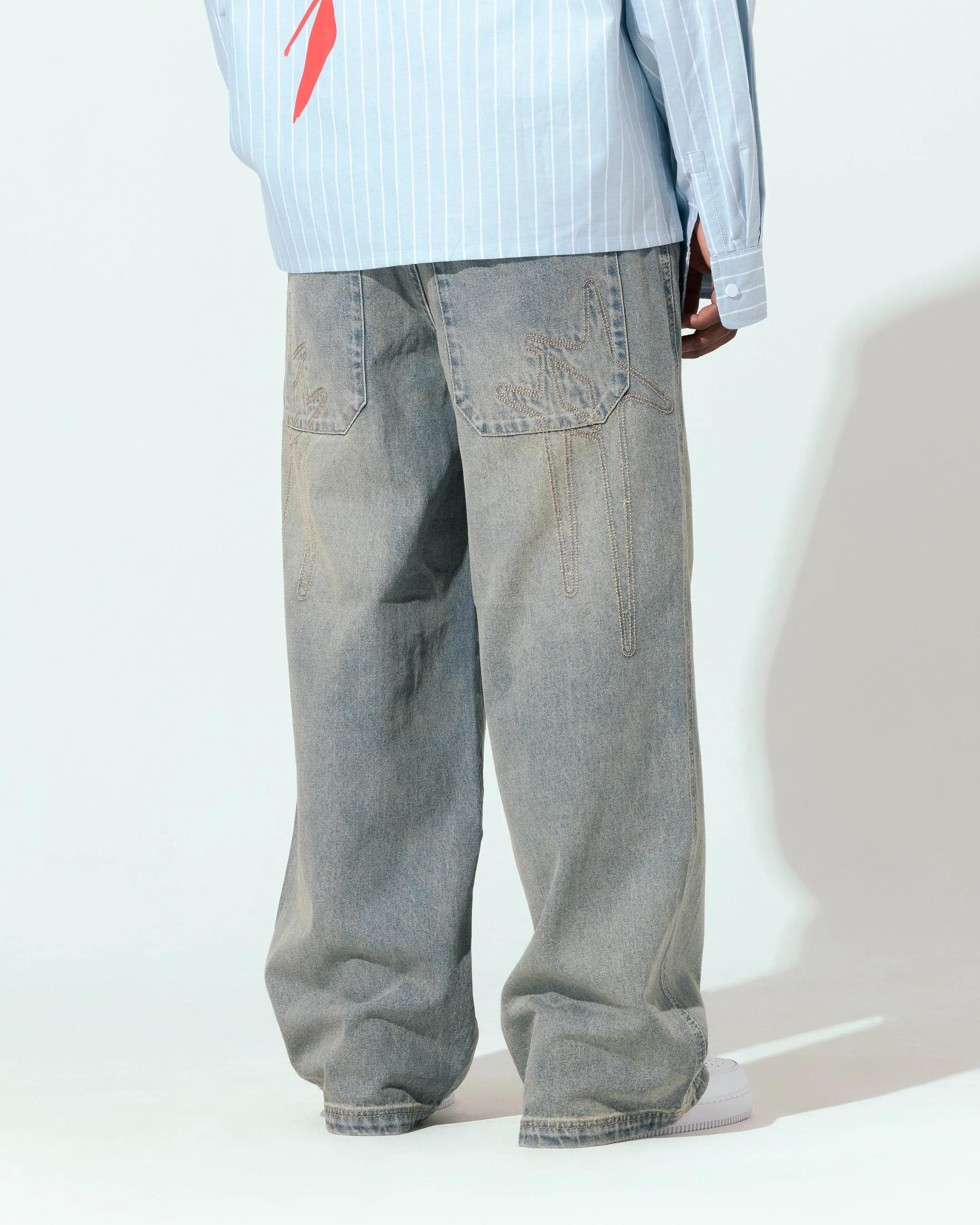 Loiter Star Born Jeans Washed Blue