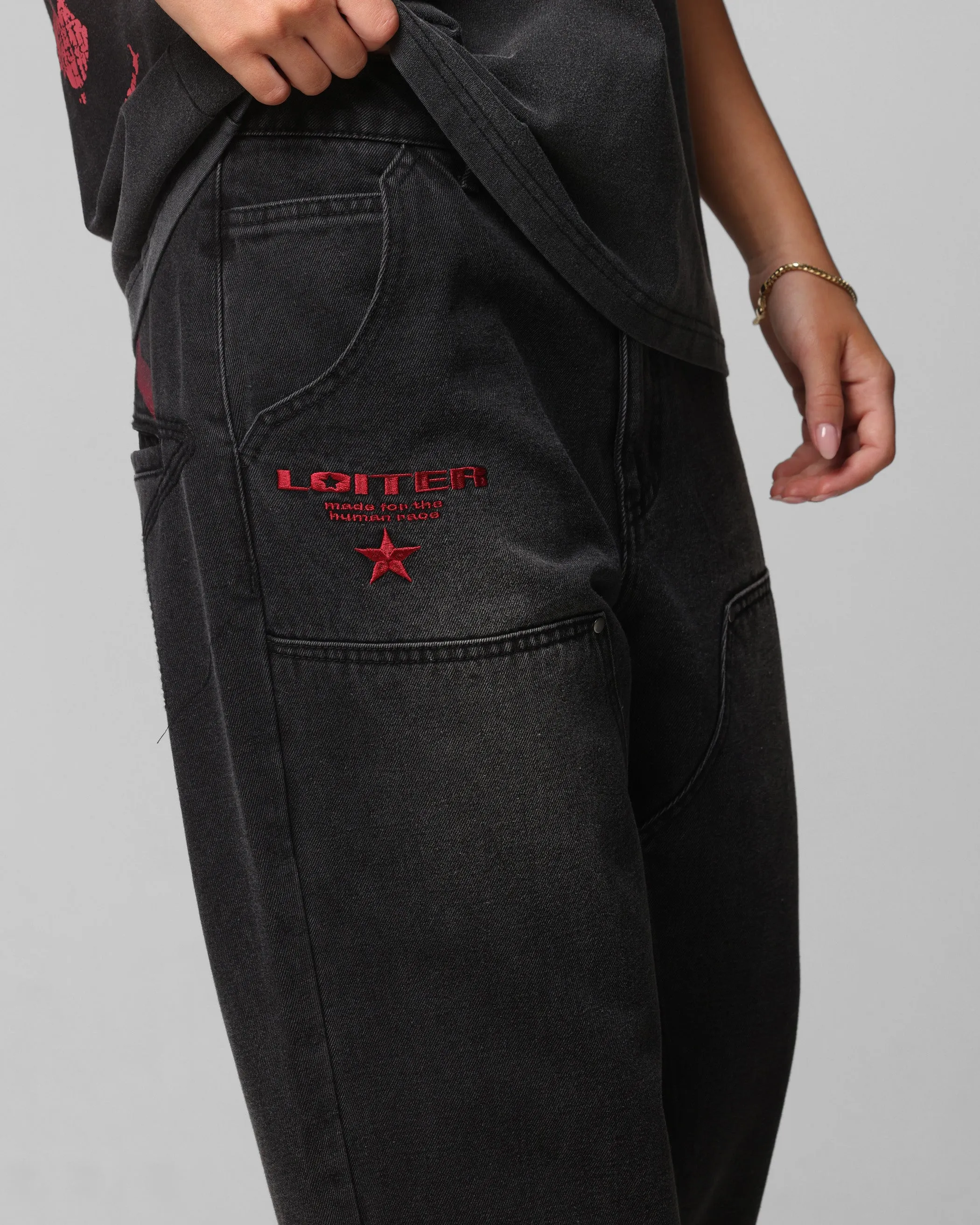 Loiter Unit Hunter Pants Vintage Black