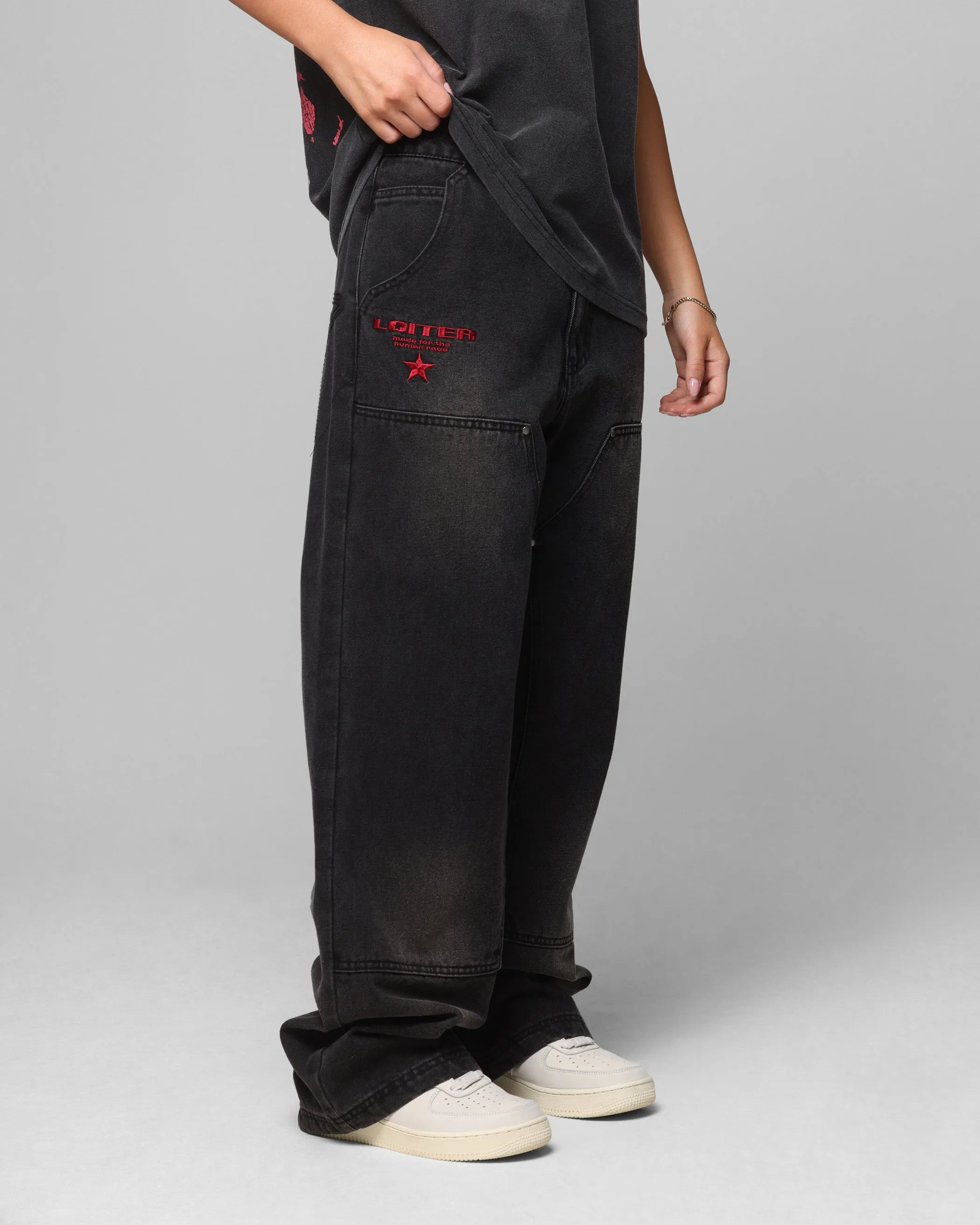 Loiter Unit Hunter Pants Vintage Black