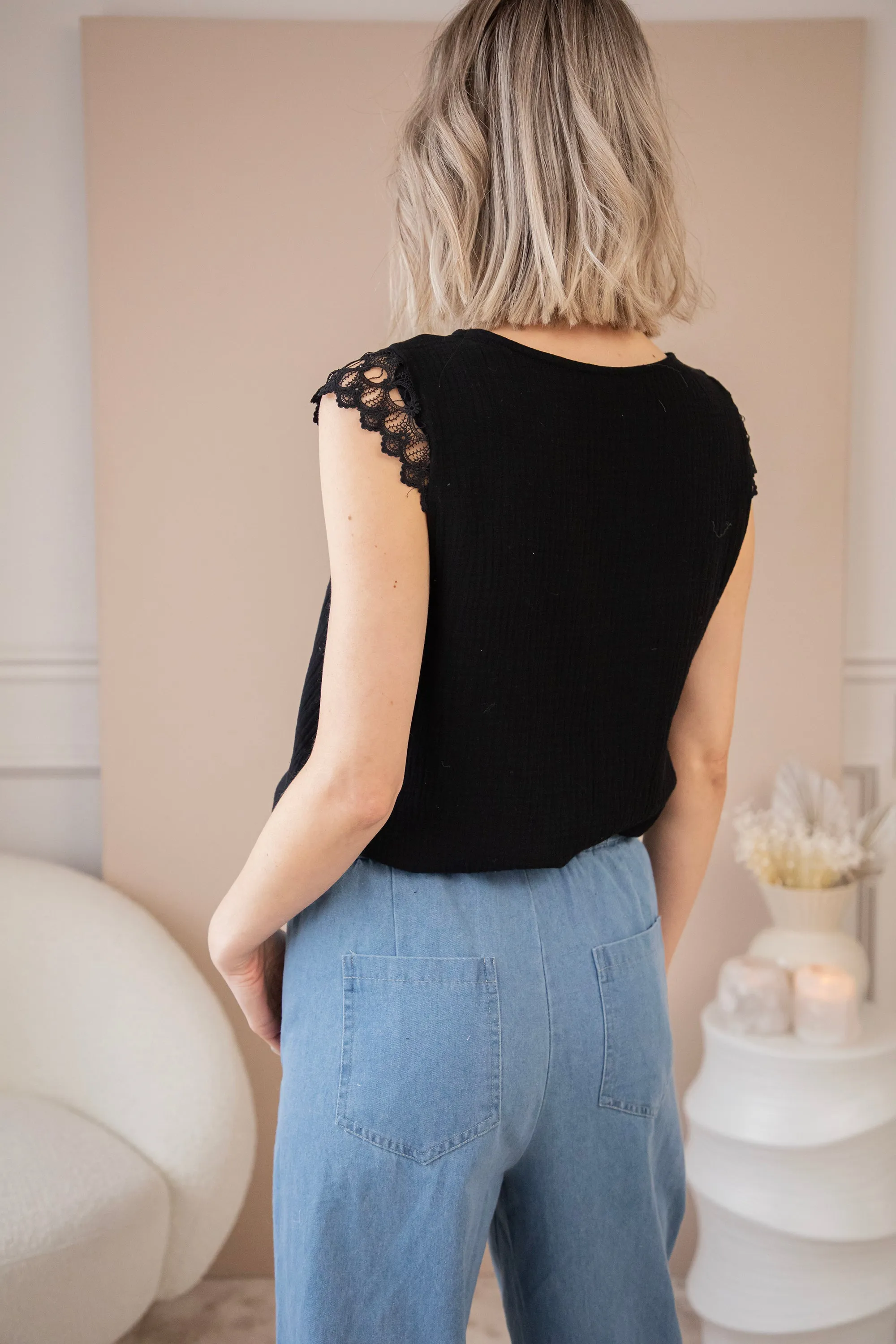 Love The Lace & Tetra Black - Top