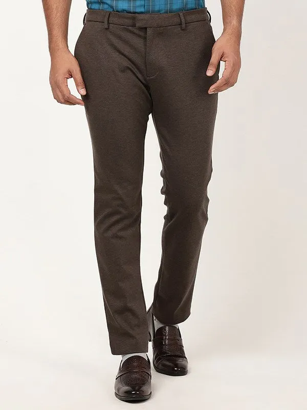 Men Urban Fit Polyester Blend Trouser