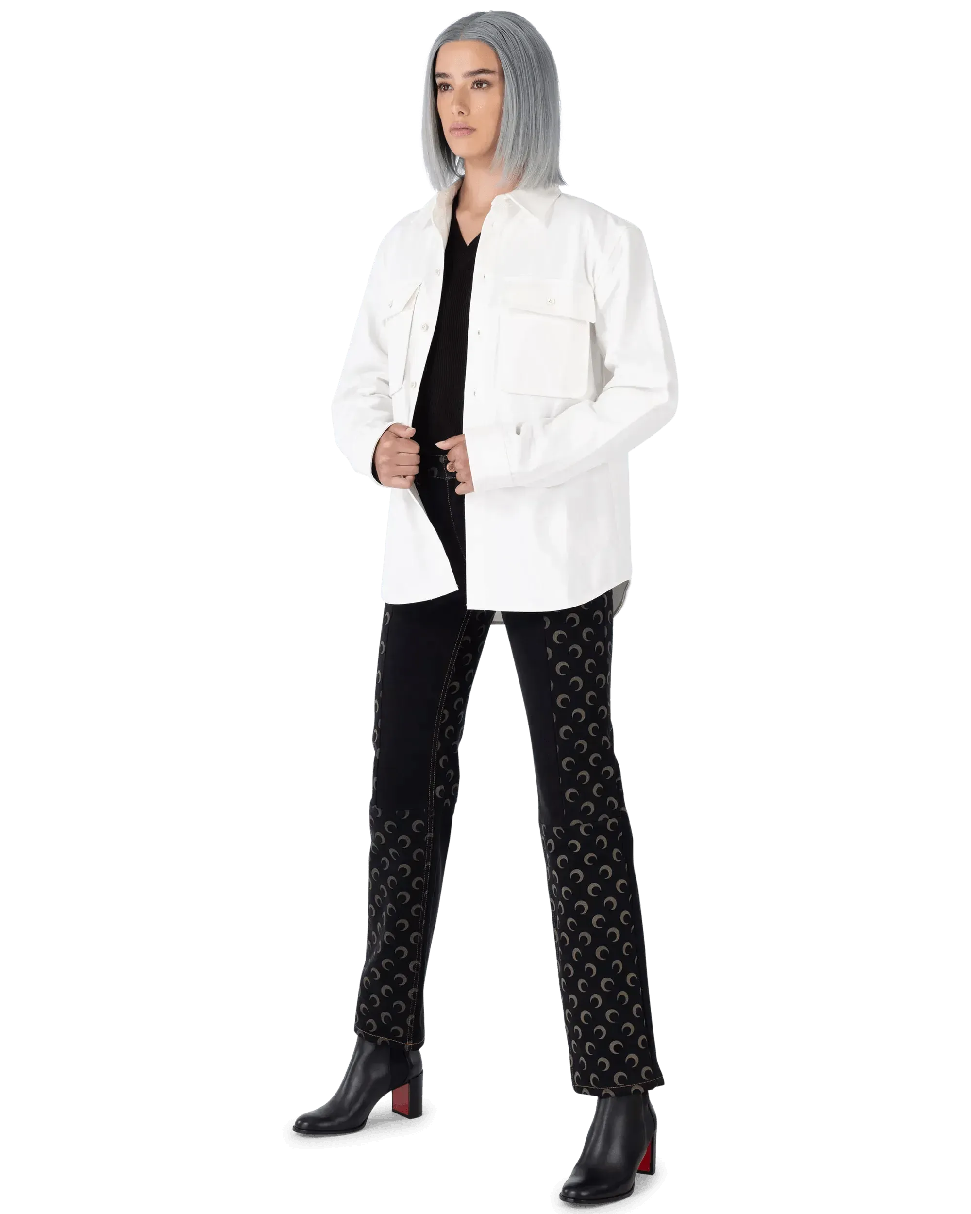 Moon Denim Straight Jeans