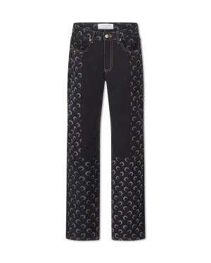 Moon Denim Straight Jeans