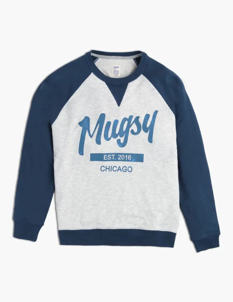 Navy Raglan