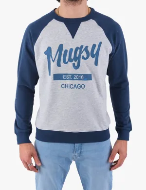 Navy Raglan