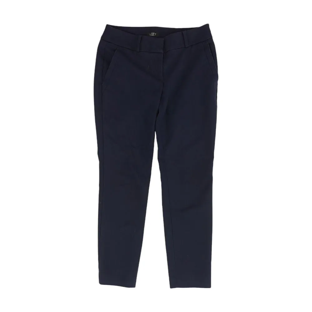 Navy Solid Chino Pants