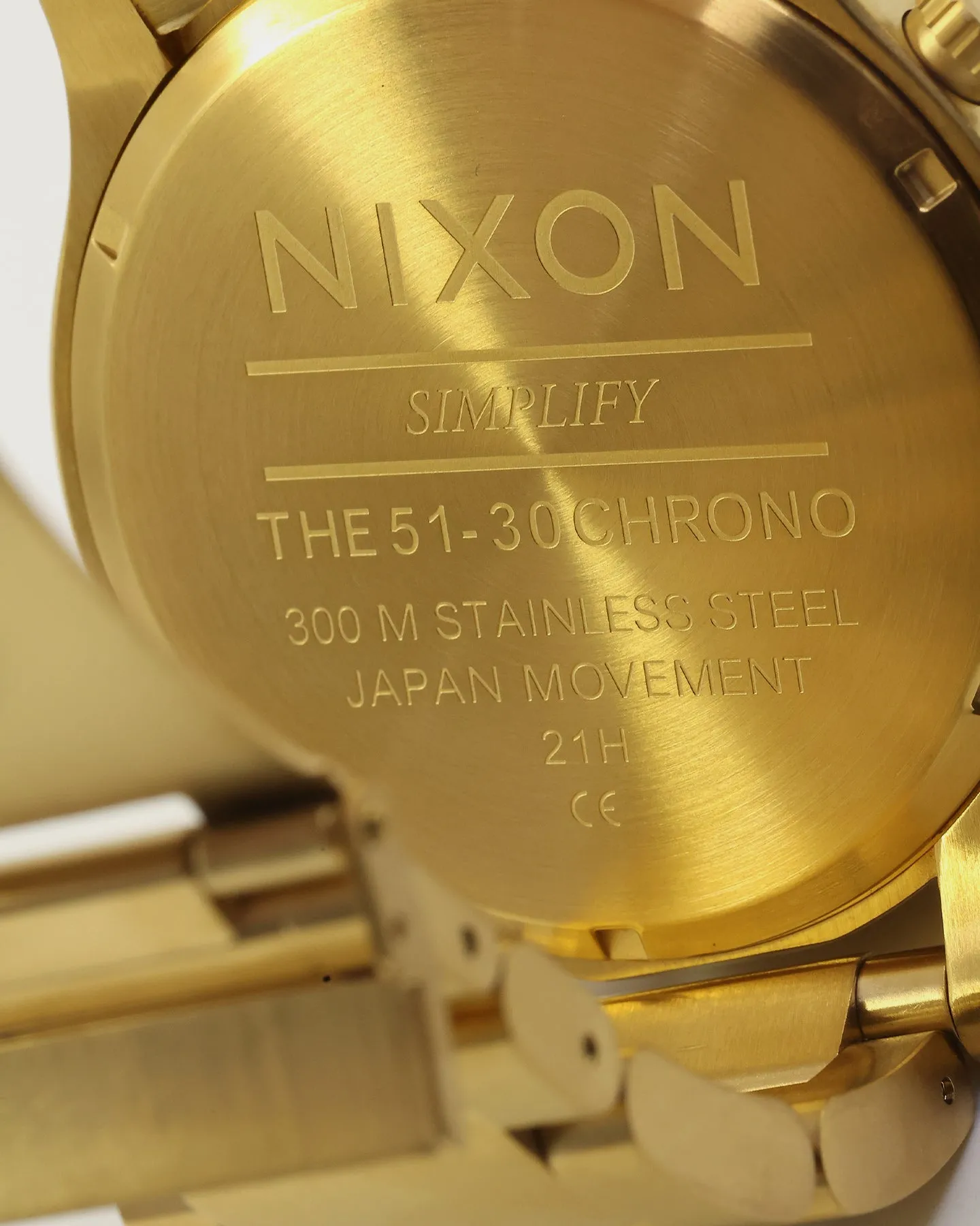 Nixon 51-30 Chrono Watch Gold/Black