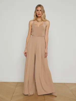 Nova Pleated Wide-Leg Pant