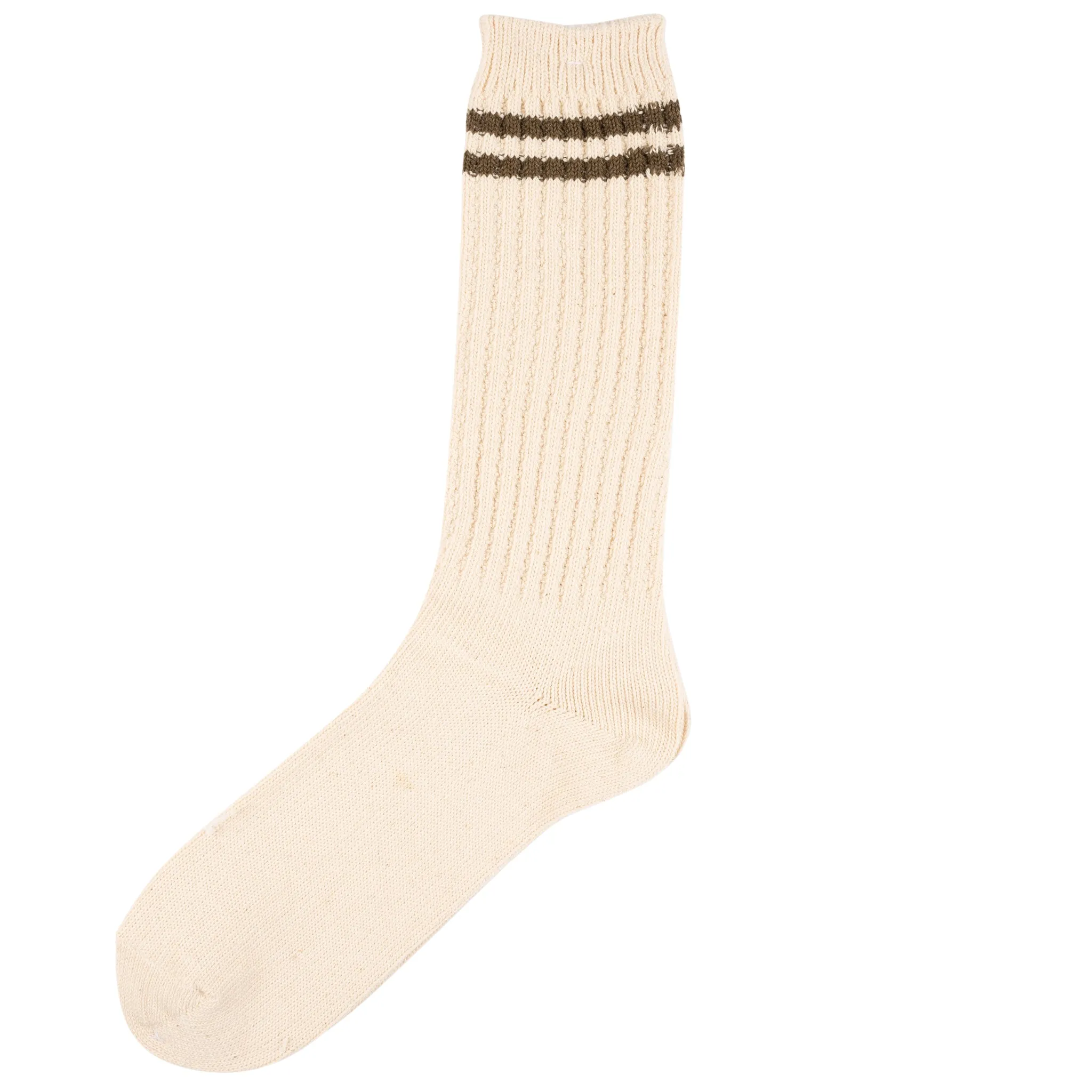 OC 2Line Pique Rib Crew - Olive