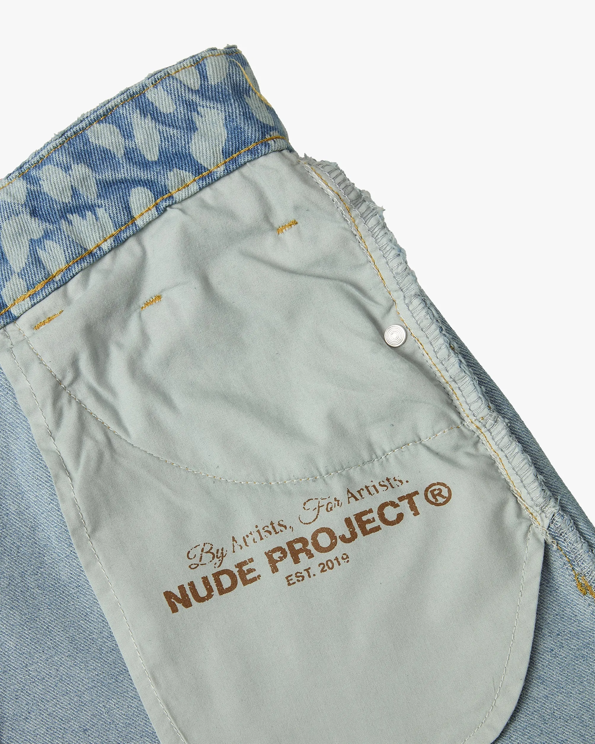 Old Baggy Jeans Animal Print