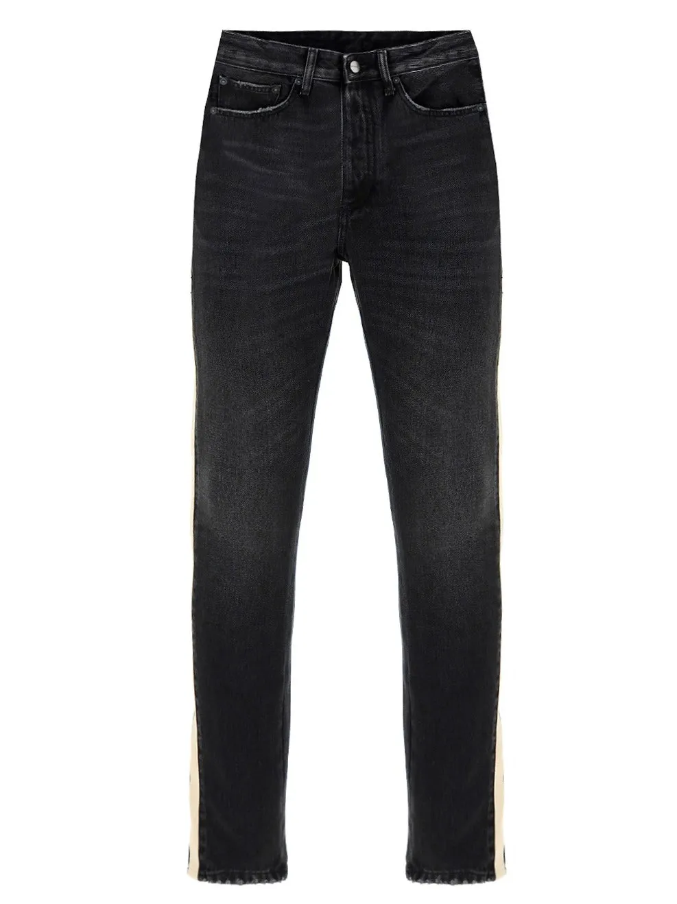 Palm Angels Mid-Rise Side Striped Jeans