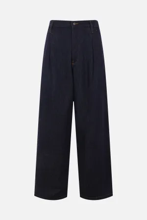 Penning wide-leg jeans in denim