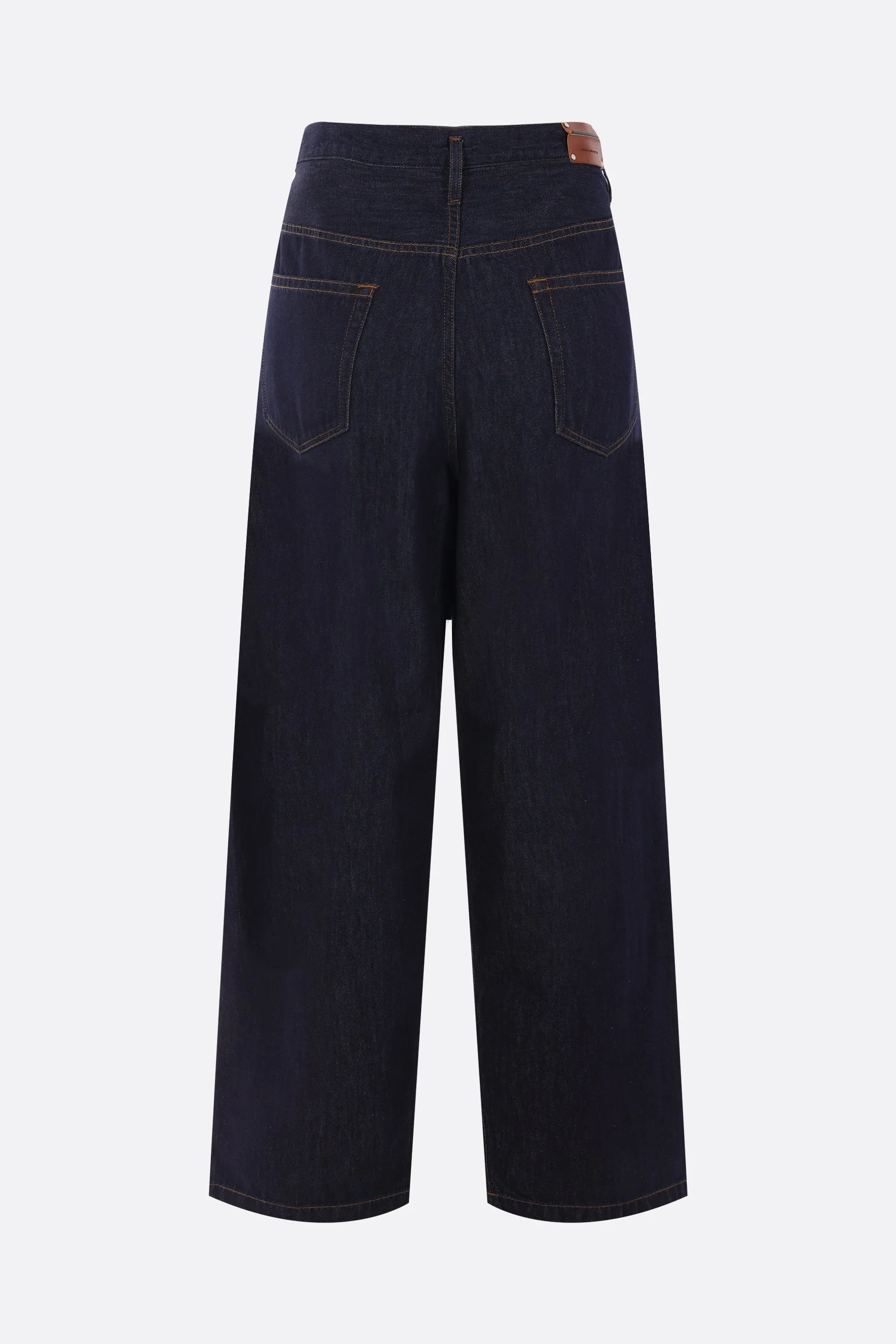 Penning wide-leg jeans in denim