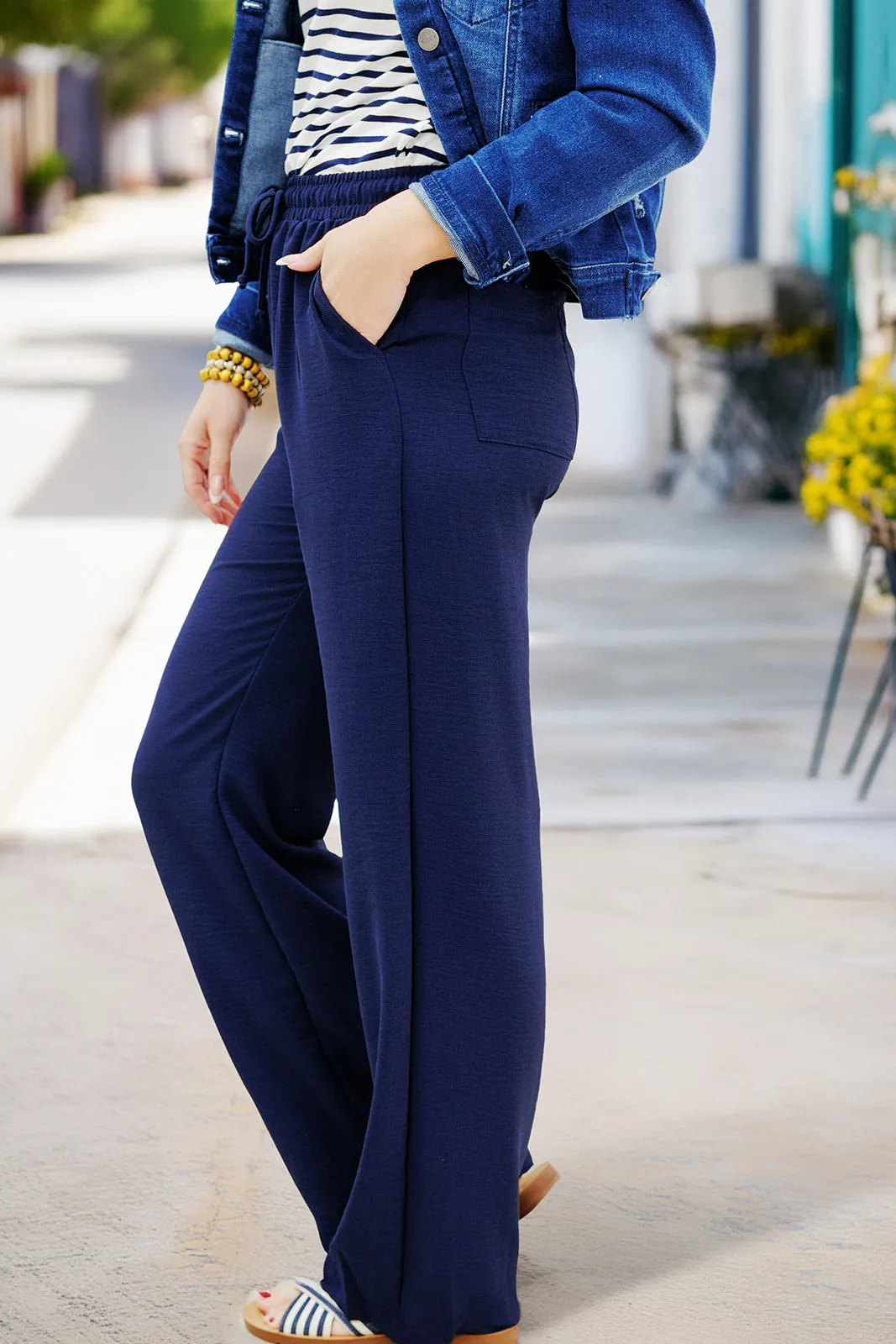Perfect Fit Relaxed Tie Waist Pants