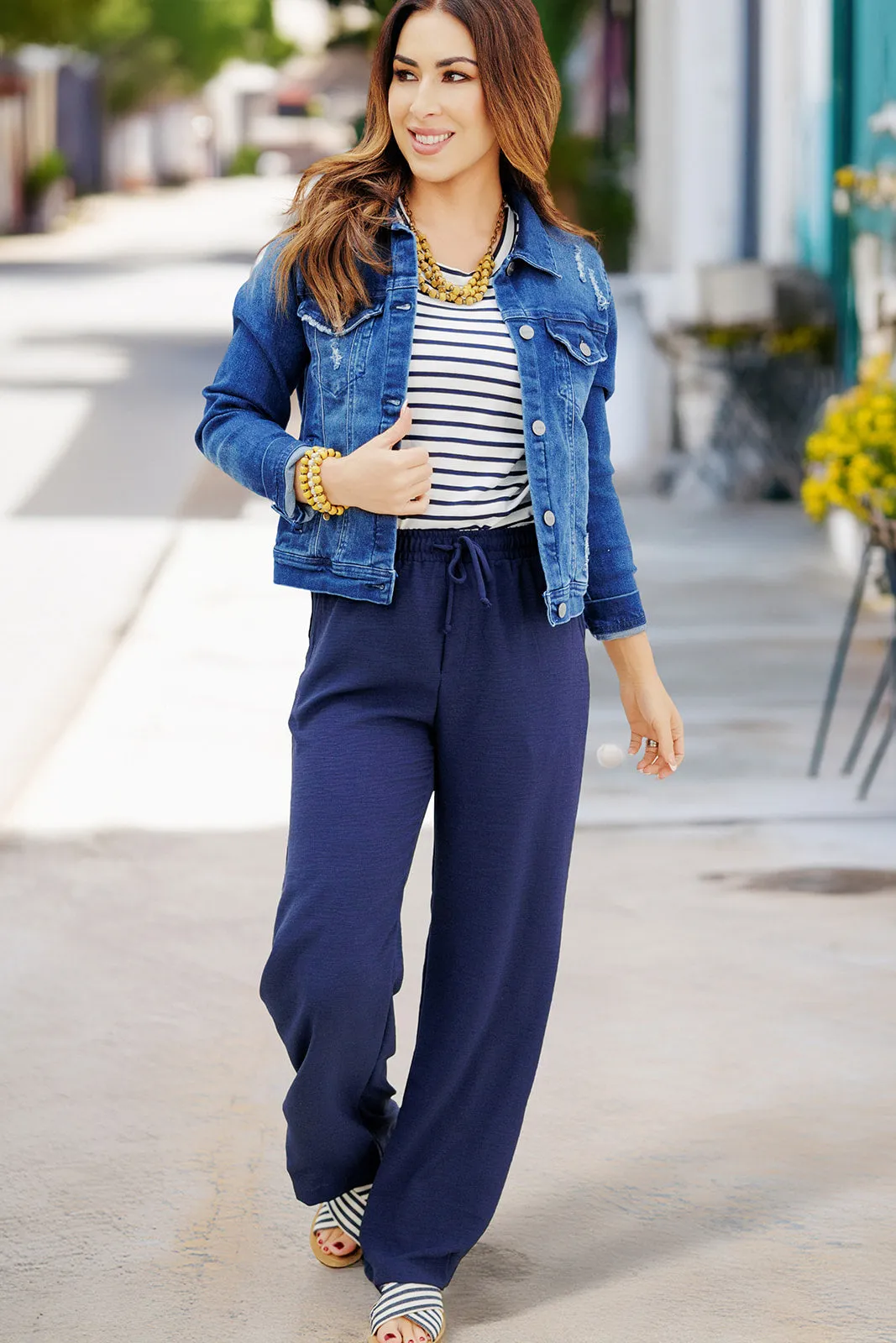 Perfect Fit Relaxed Tie Waist Pants