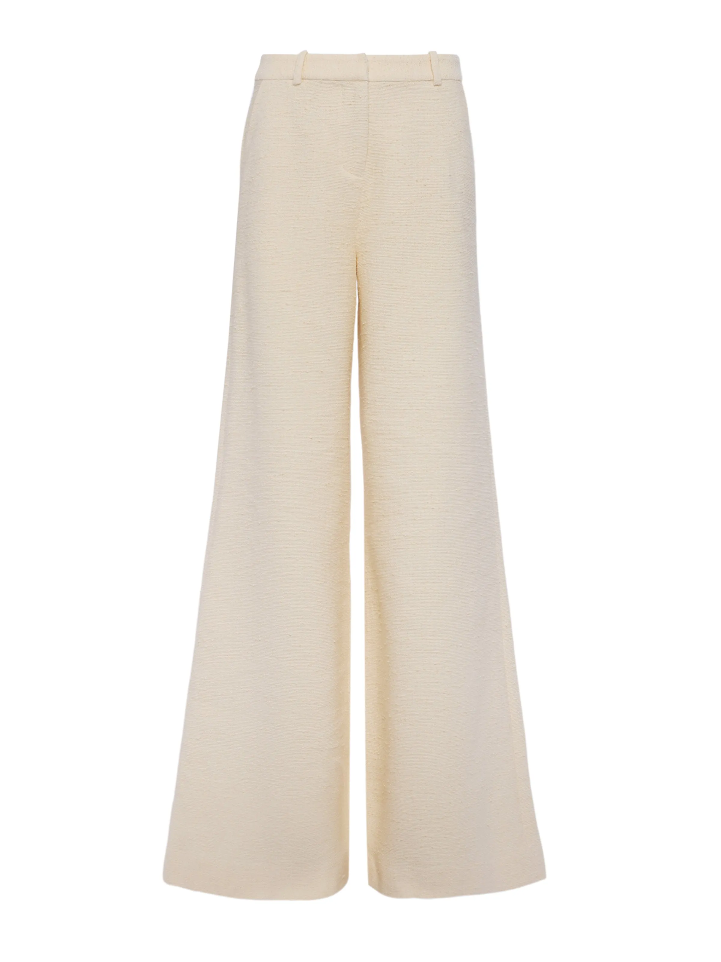 Pilar Tweed Wide-Leg Pant