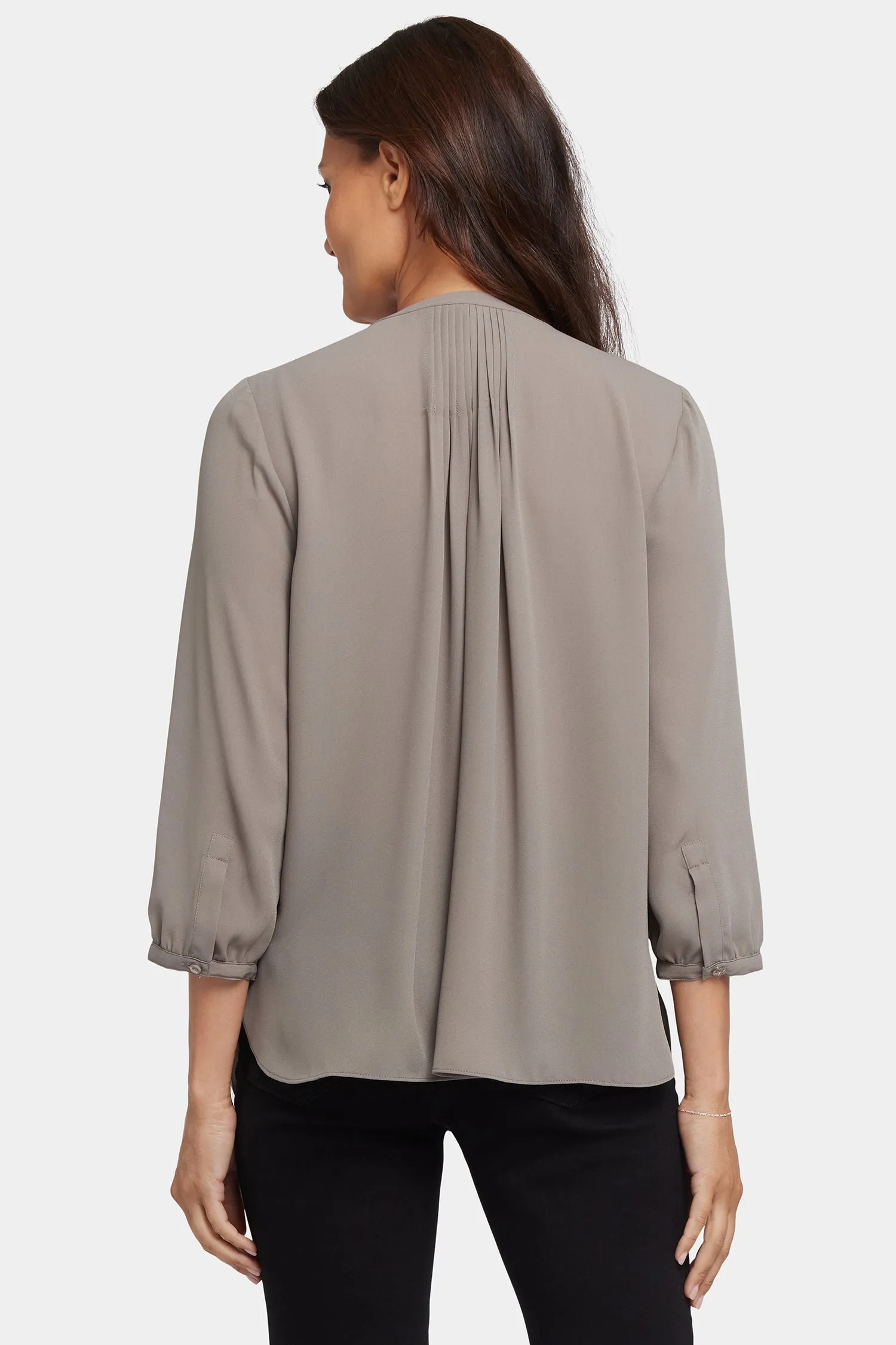 Pintuck Blouse - Saddlewood