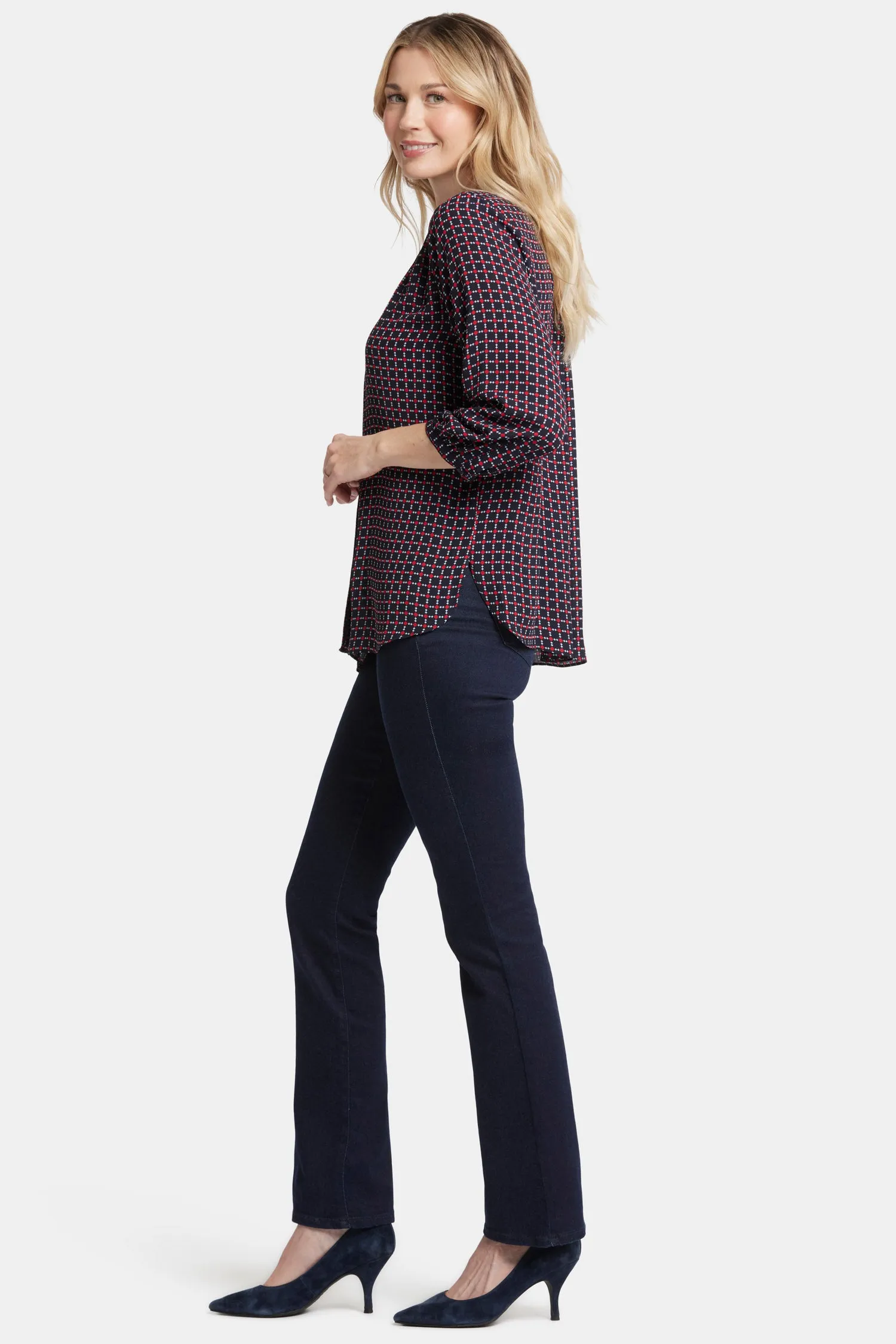 Pintuck Blouse - Starlet Geo
