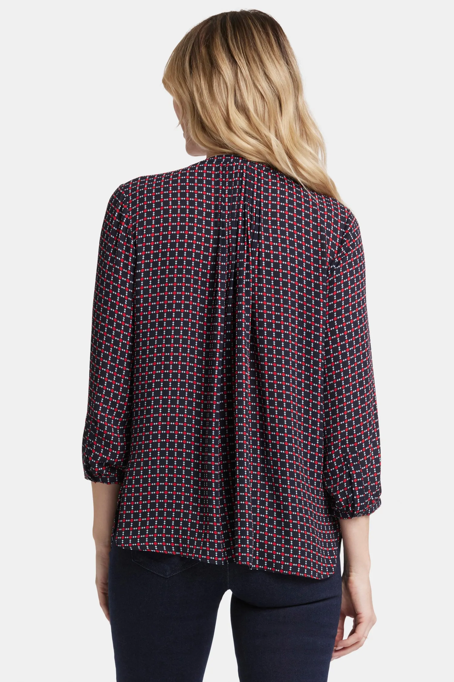 Pintuck Blouse - Starlet Geo