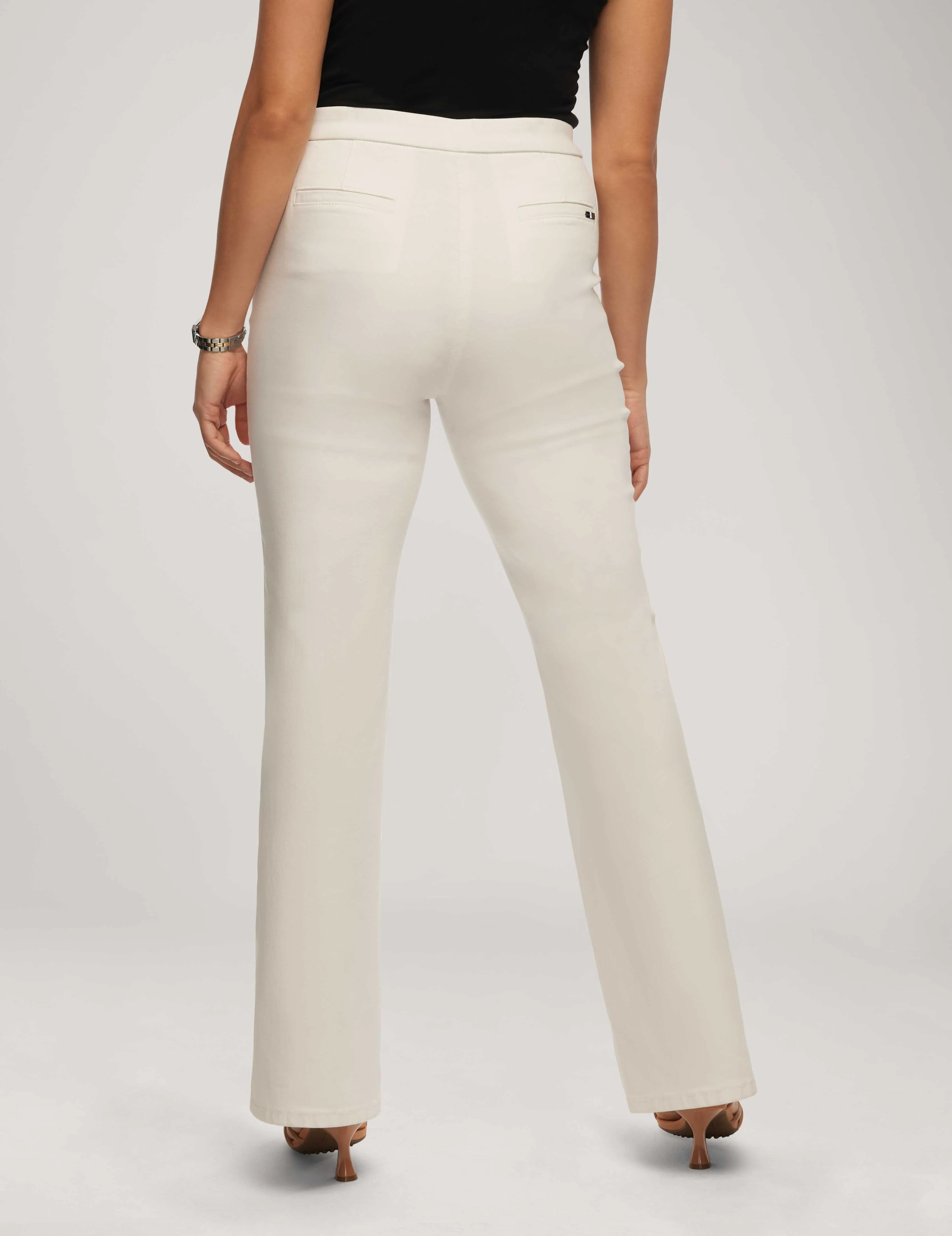 Pull On High Rise Slim Flare- Sale