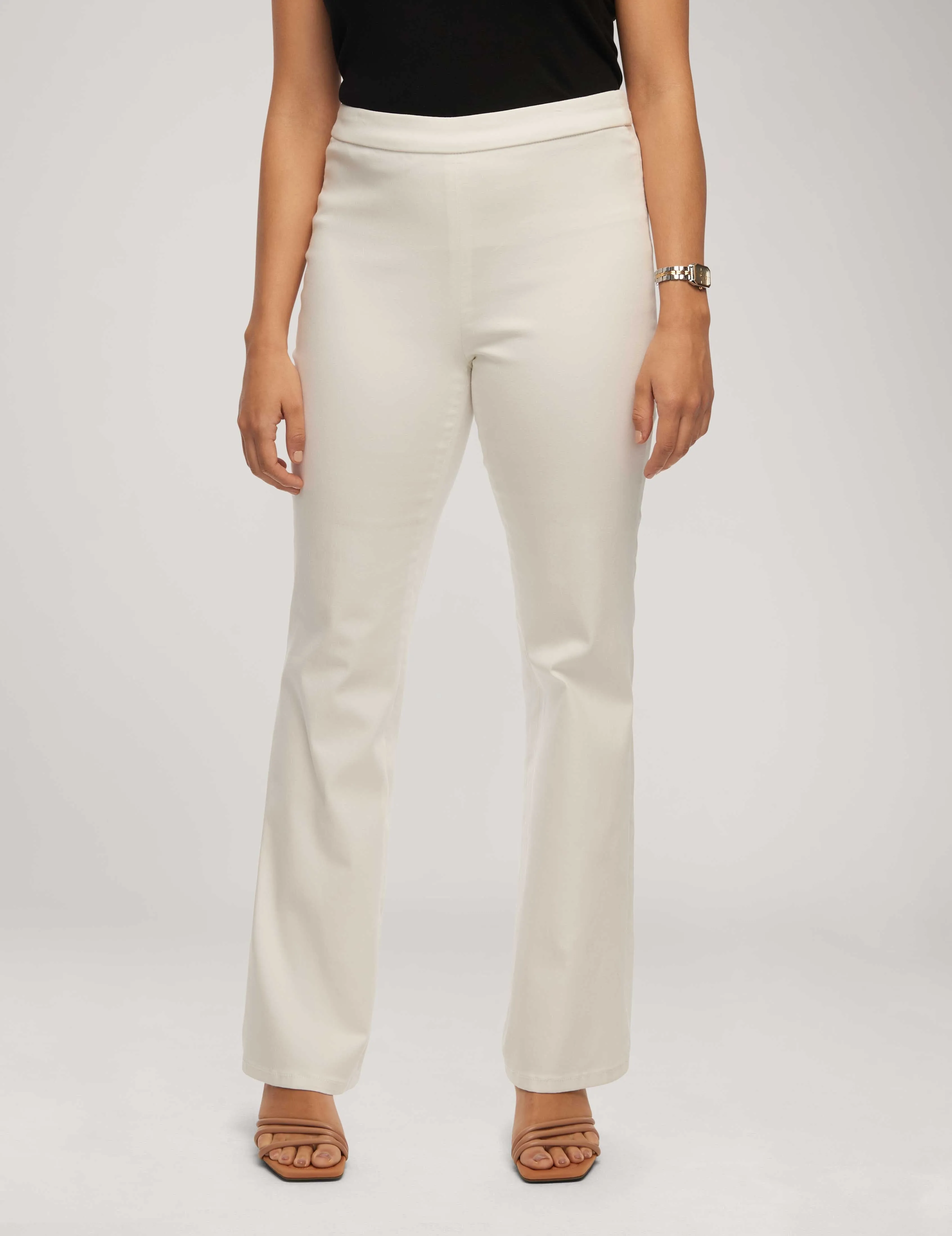 Pull On High Rise Slim Flare- Sale