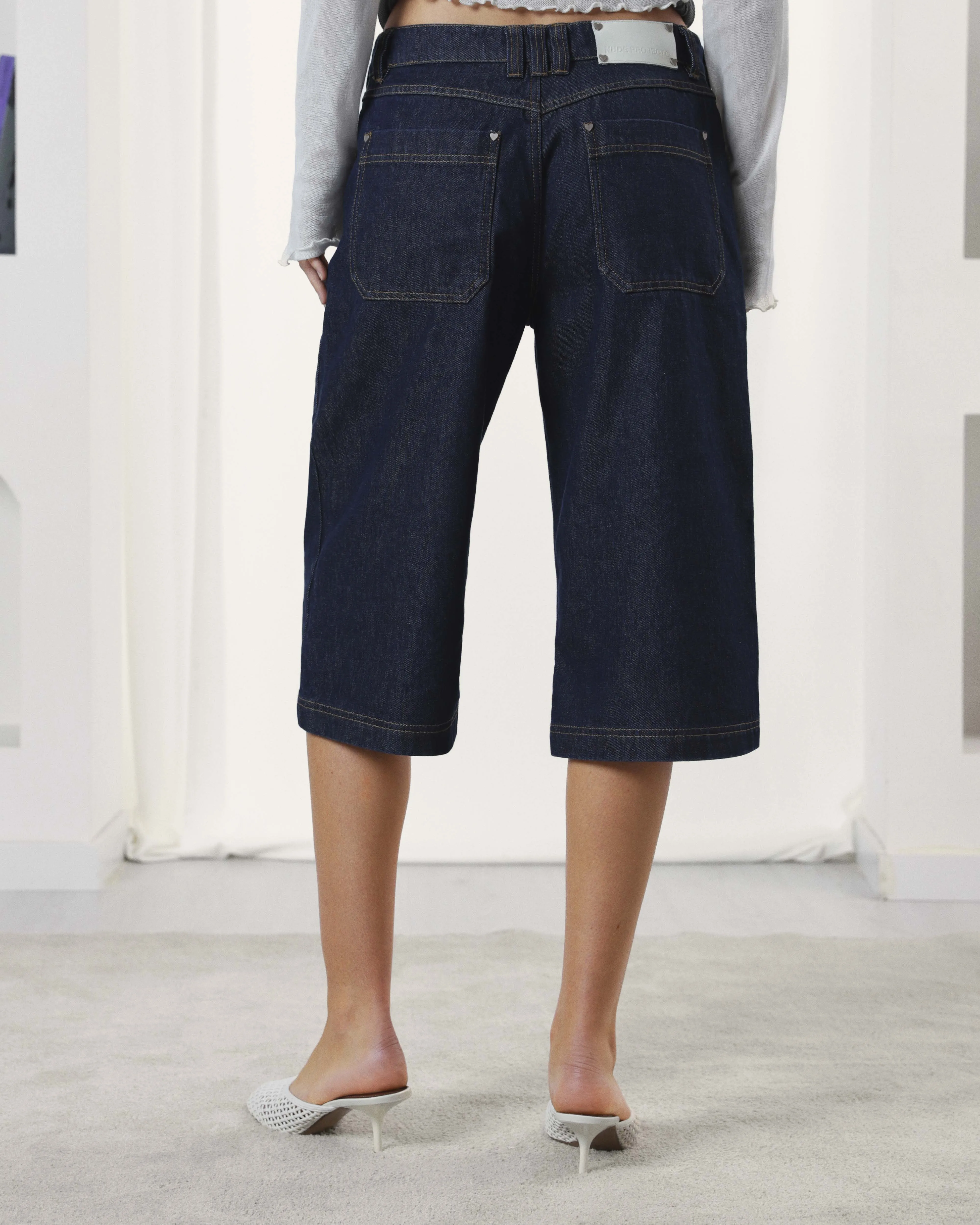 Raw Capicci Capri Jeans Indigo