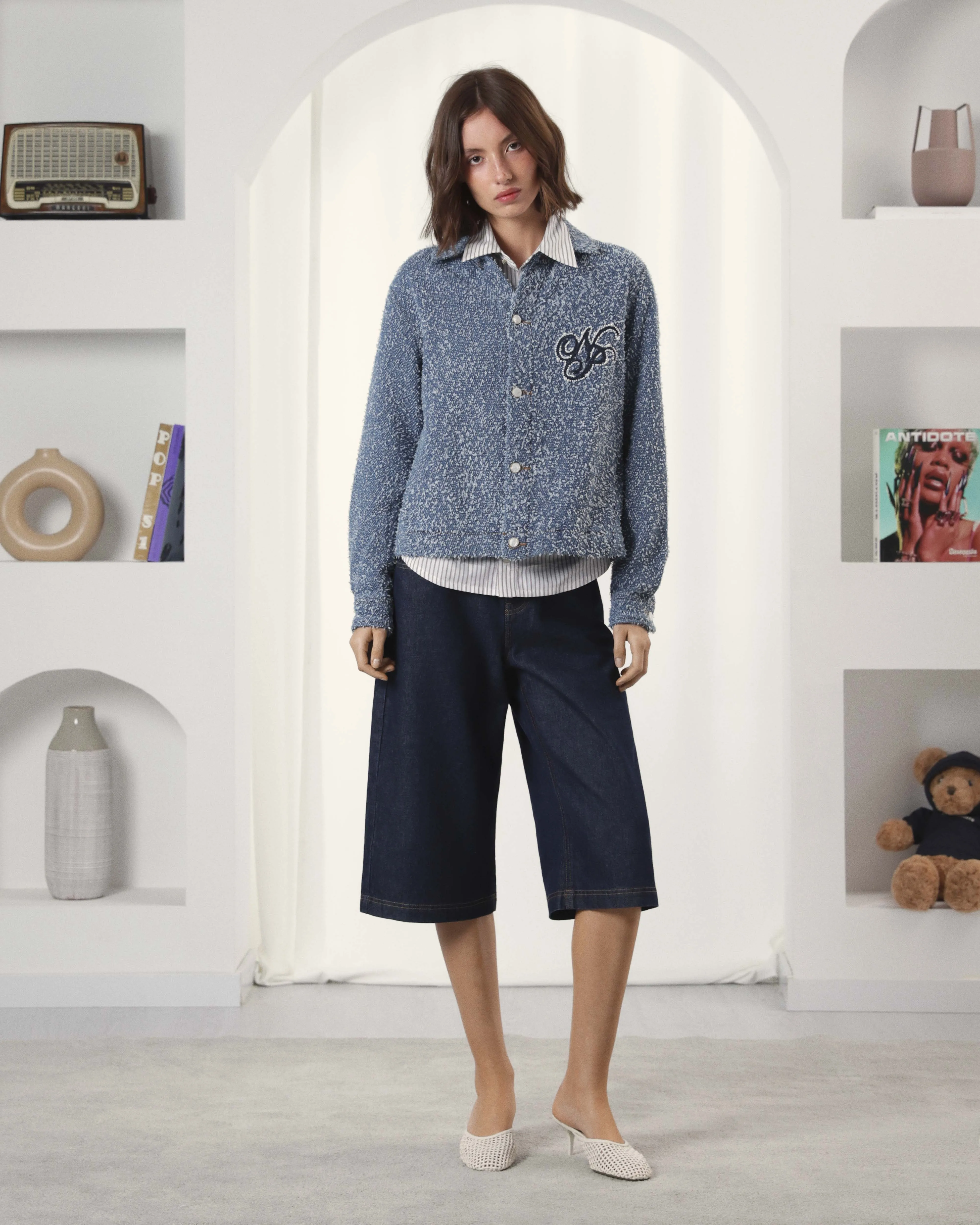 Raw Capicci Capri Jeans Indigo