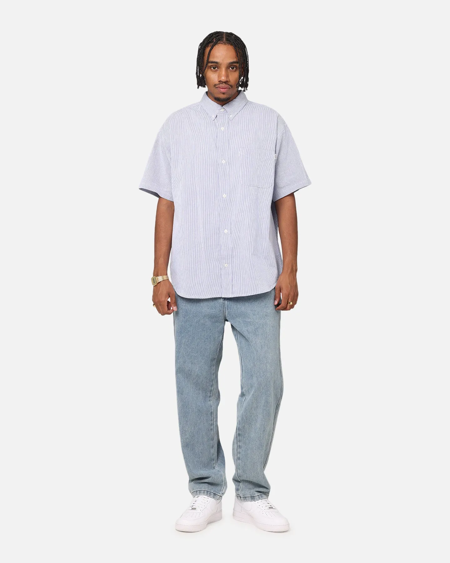 S Double Denim Standard Jeans Denim Fade