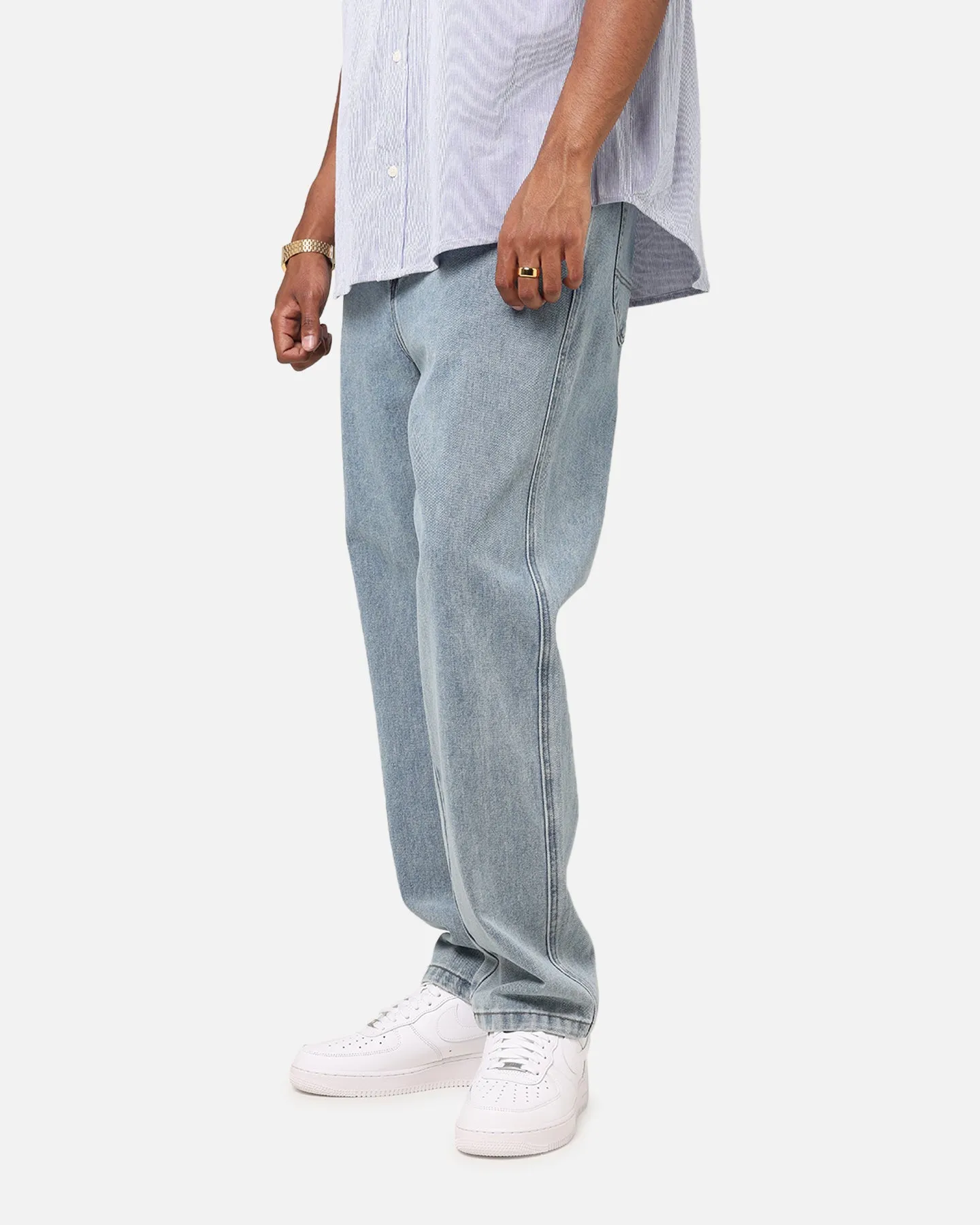 S Double Denim Standard Jeans Denim Fade