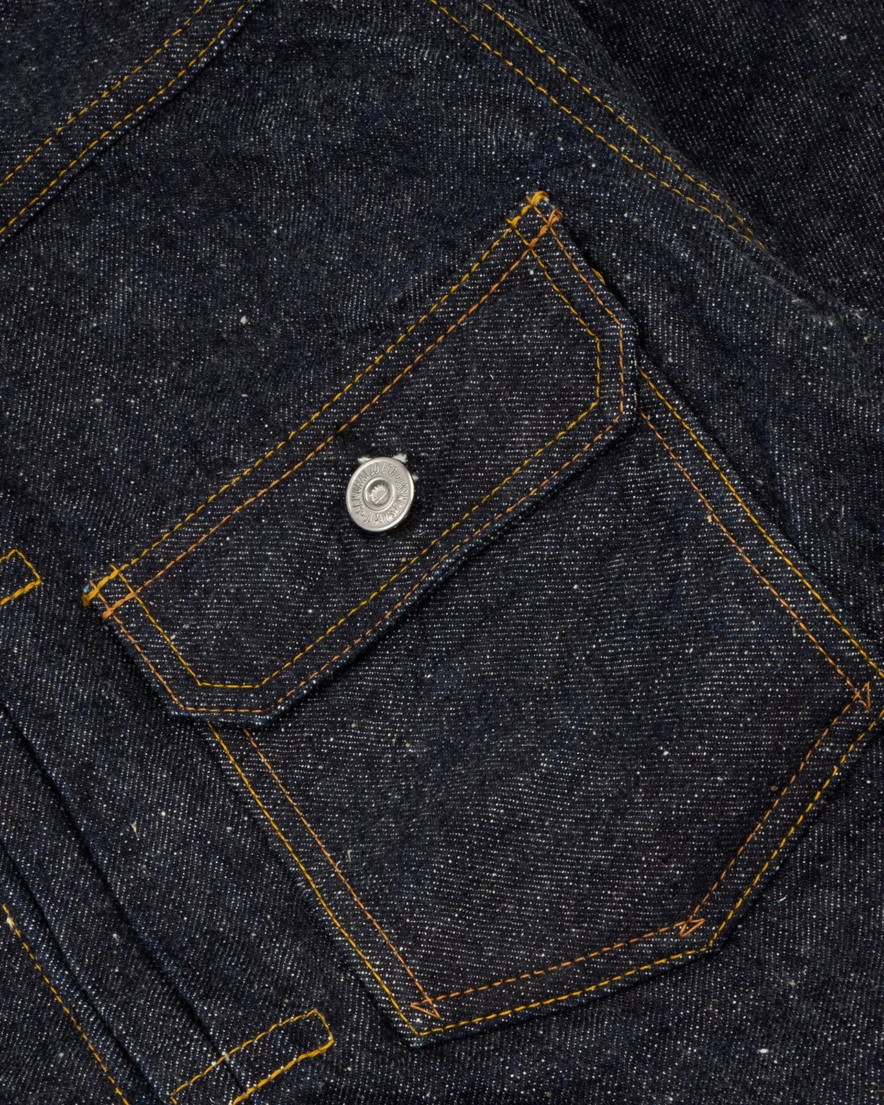 Samurai S0551XX 15oz 'Otokogi' Type I Selvedge Denim Jacket - Indigo Onewash