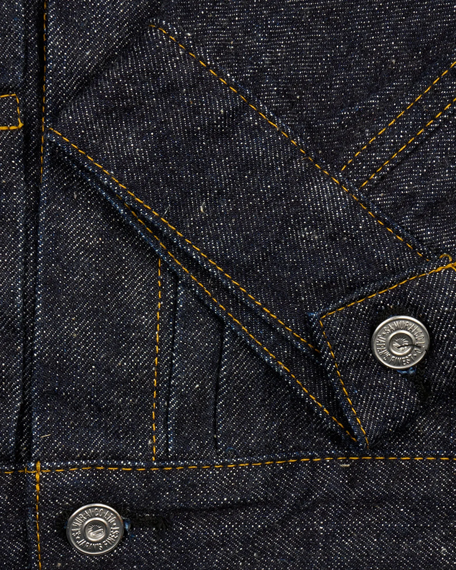 Samurai S0551XX 15oz 'Otokogi' Type I Selvedge Denim Jacket - Indigo Onewash