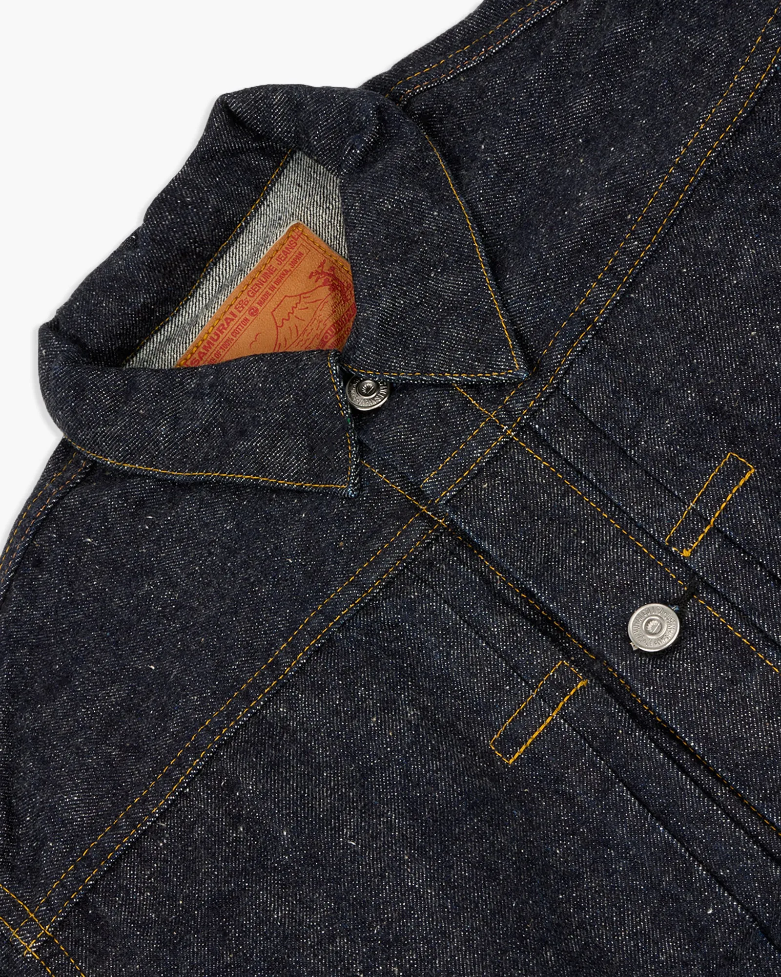 Samurai S0551XX 15oz 'Otokogi' Type I Selvedge Denim Jacket - Indigo Onewash