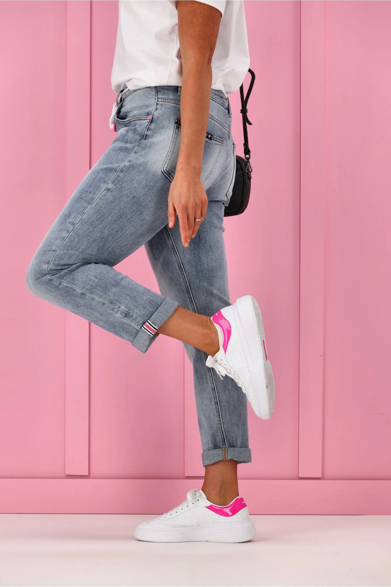 Shine On Label Raglan Collection Relaxed Jeans