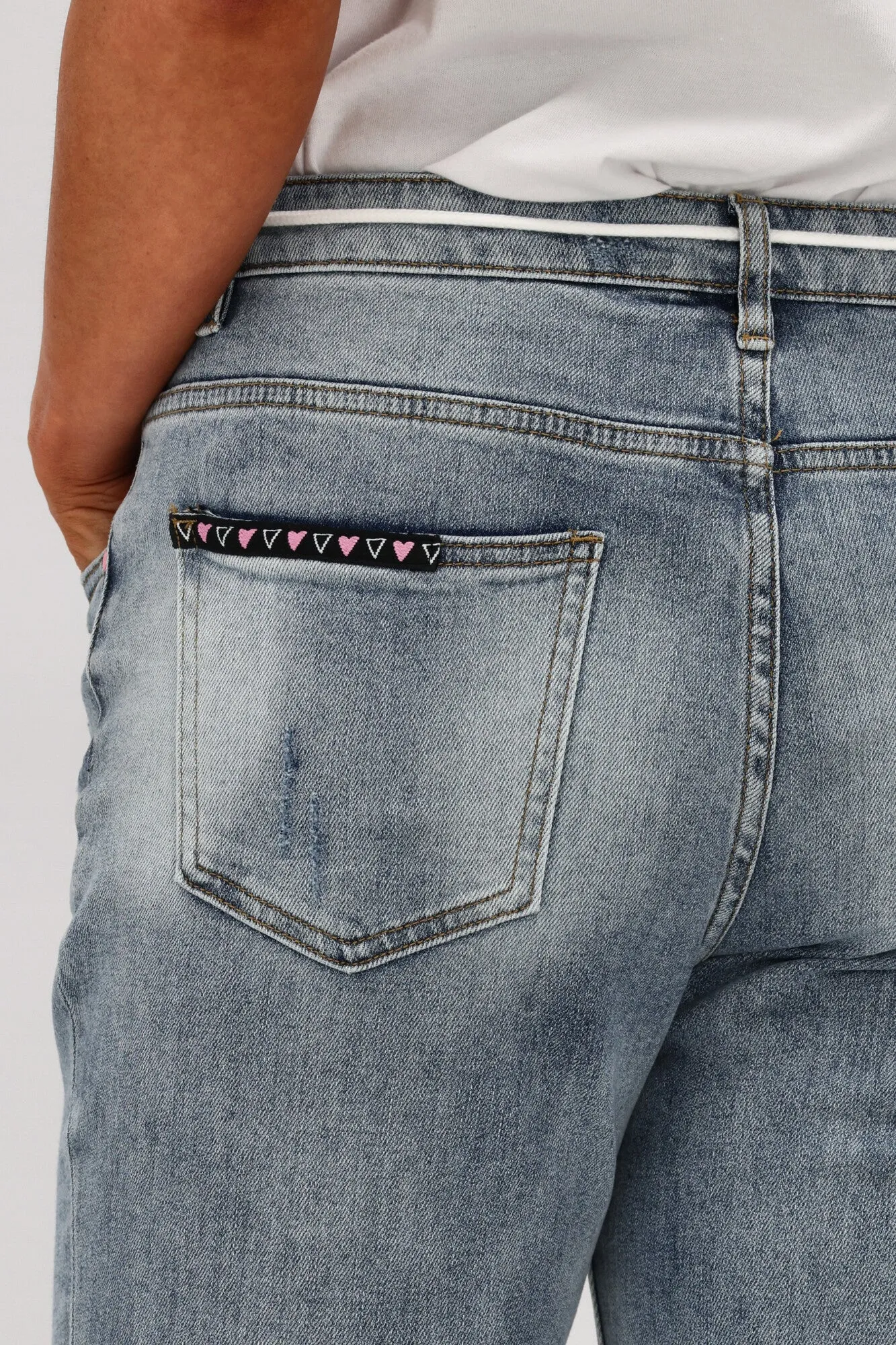 Shine On Label Raglan Collection Relaxed Jeans