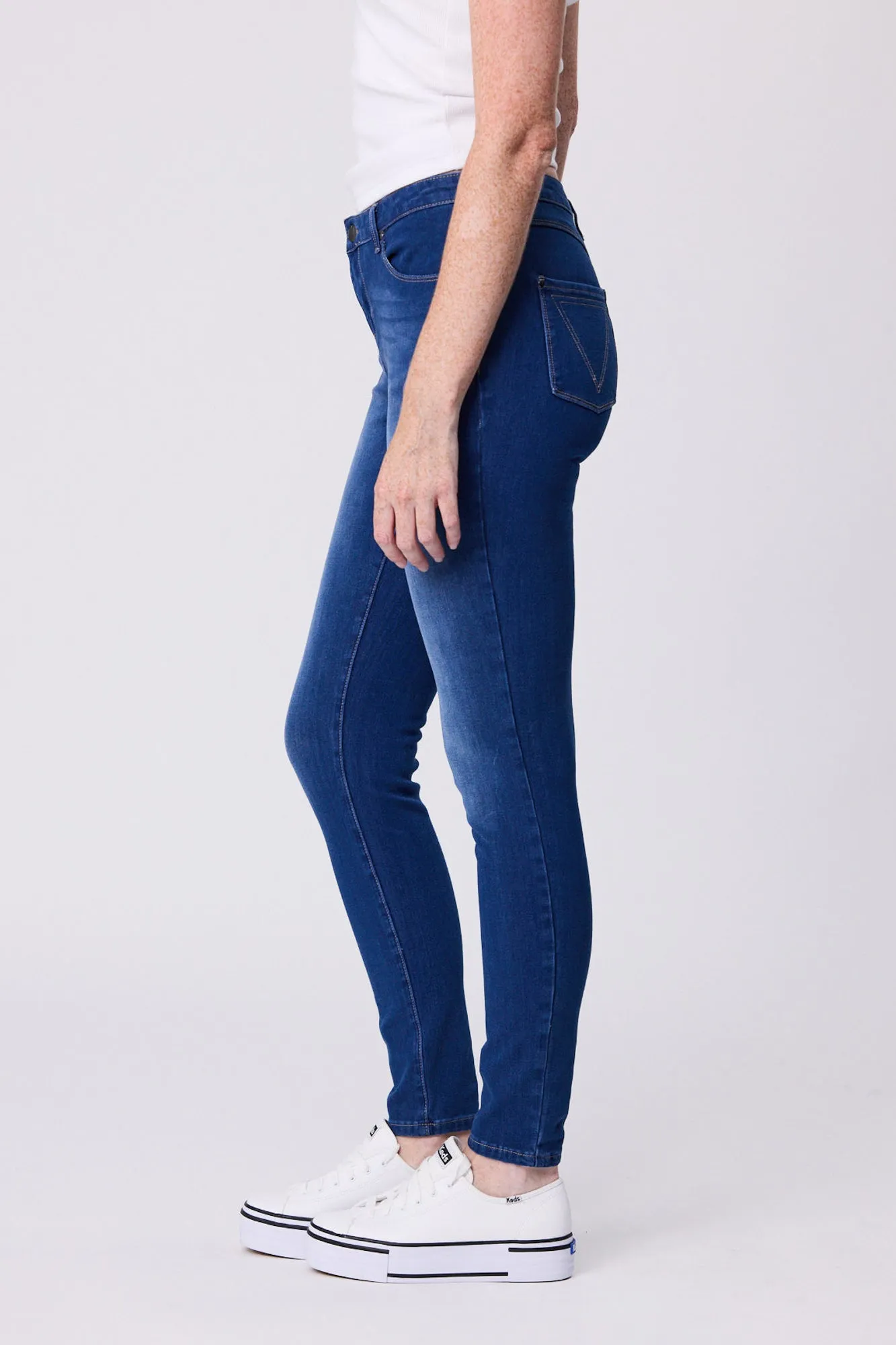 Shine On Label Sculpt Denim Jean True Blue Wash