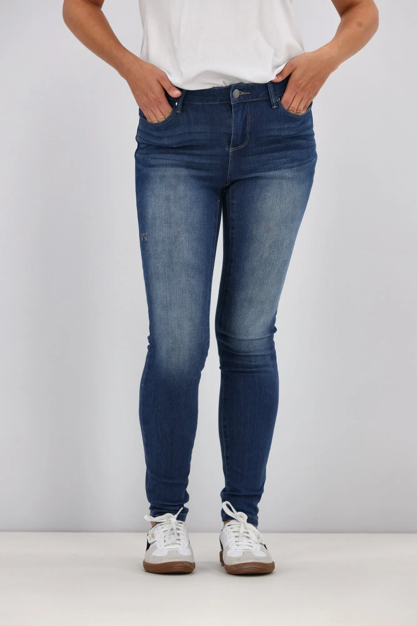 Shine On Label Sculpt Denim Jean True Blue Wash