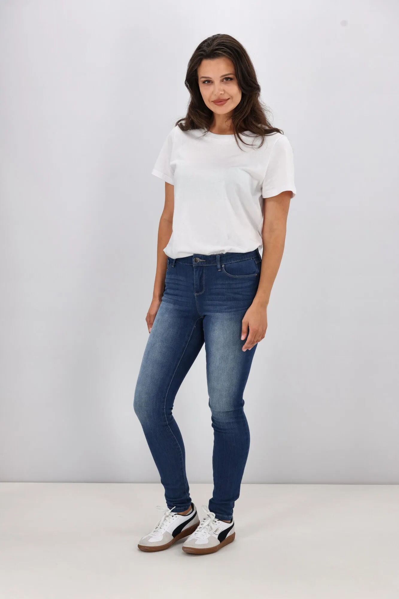 Shine On Label Sculpt Denim Jean True Blue Wash