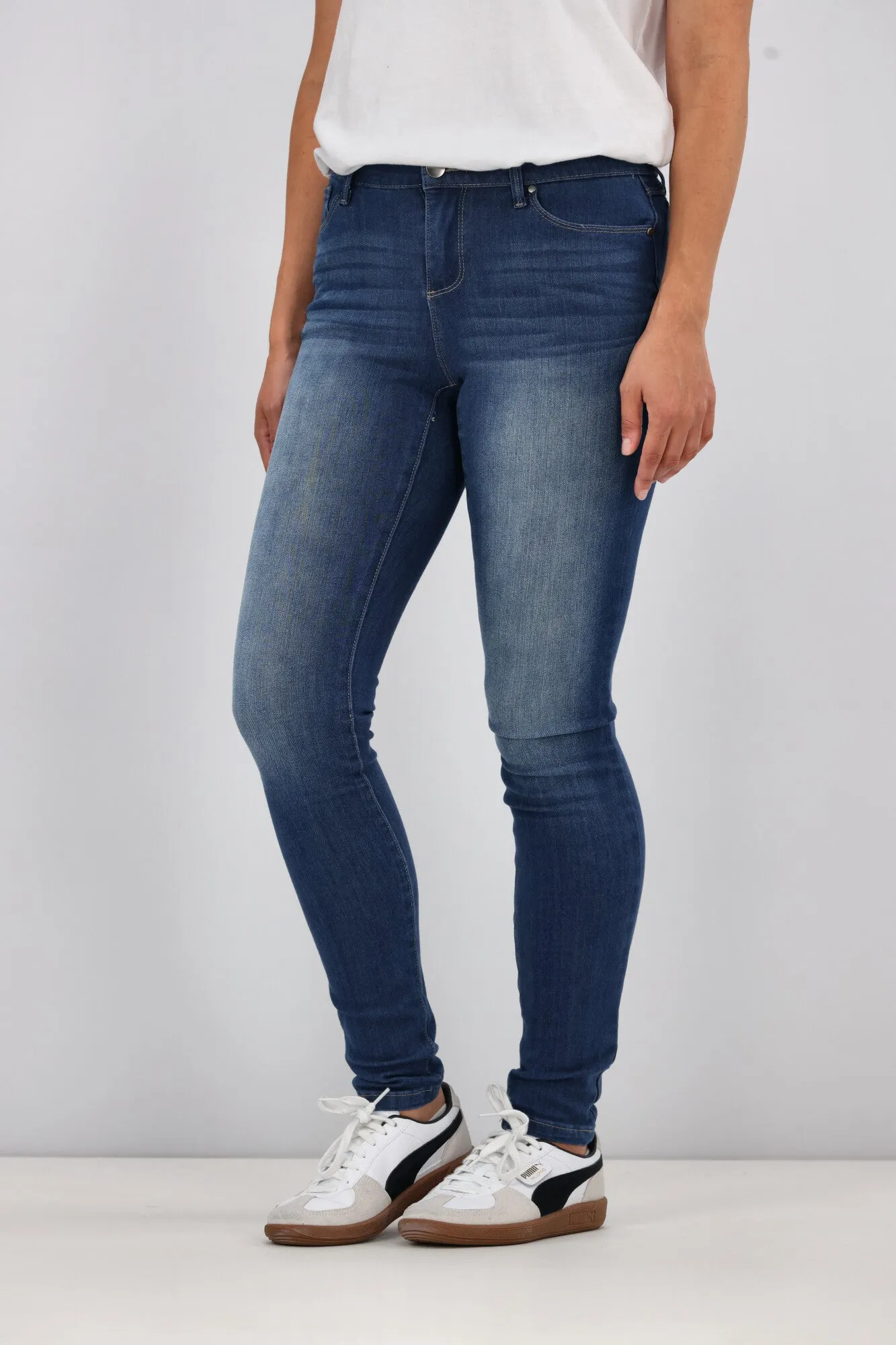 Shine On Label Sculpt Denim Jean True Blue Wash