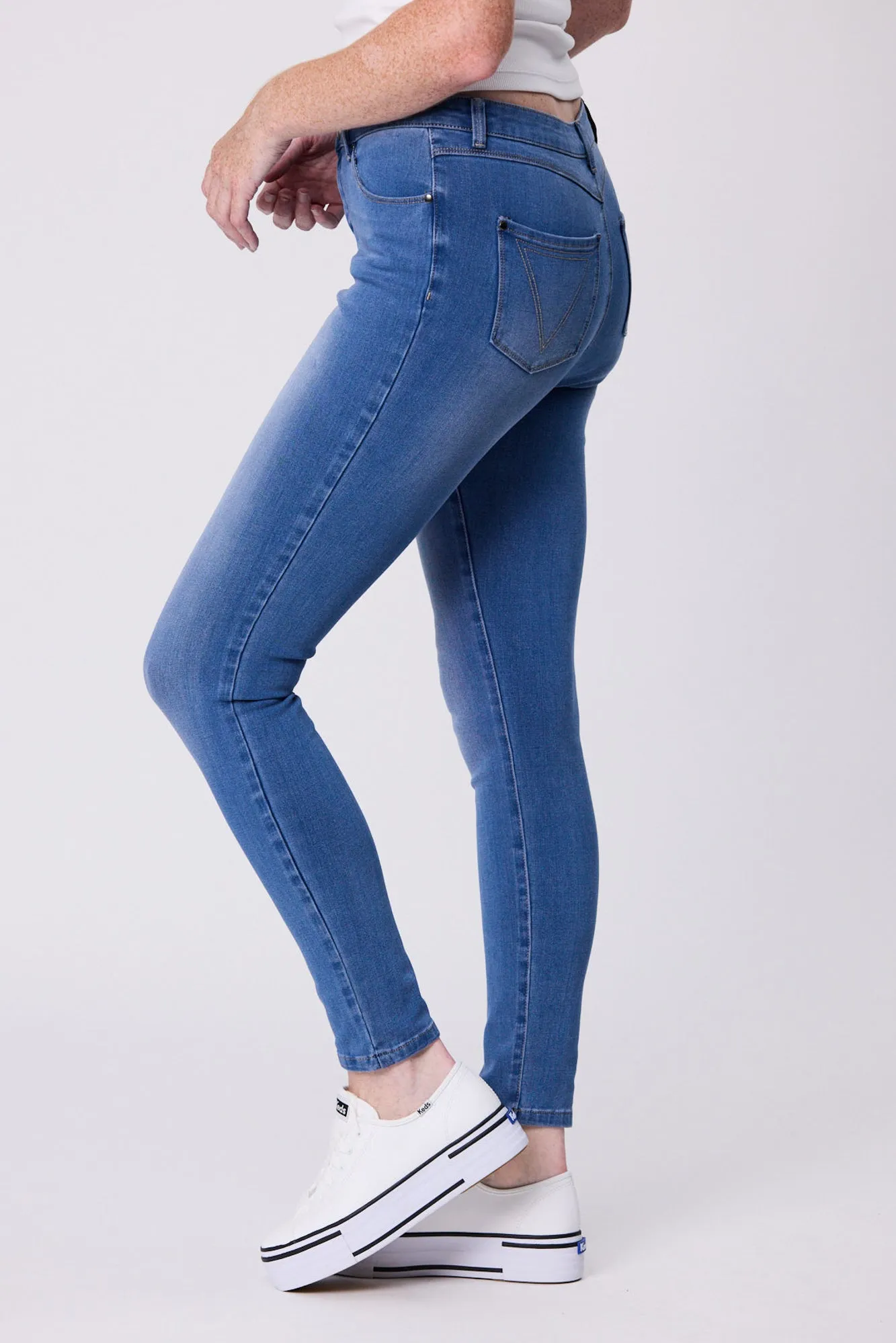 Shine On Label Sculpt Denim Jeans Indigo