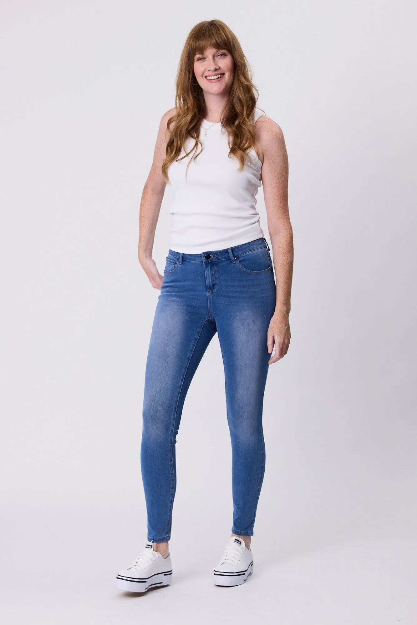 Shine On Label Sculpt Denim Jeans Indigo