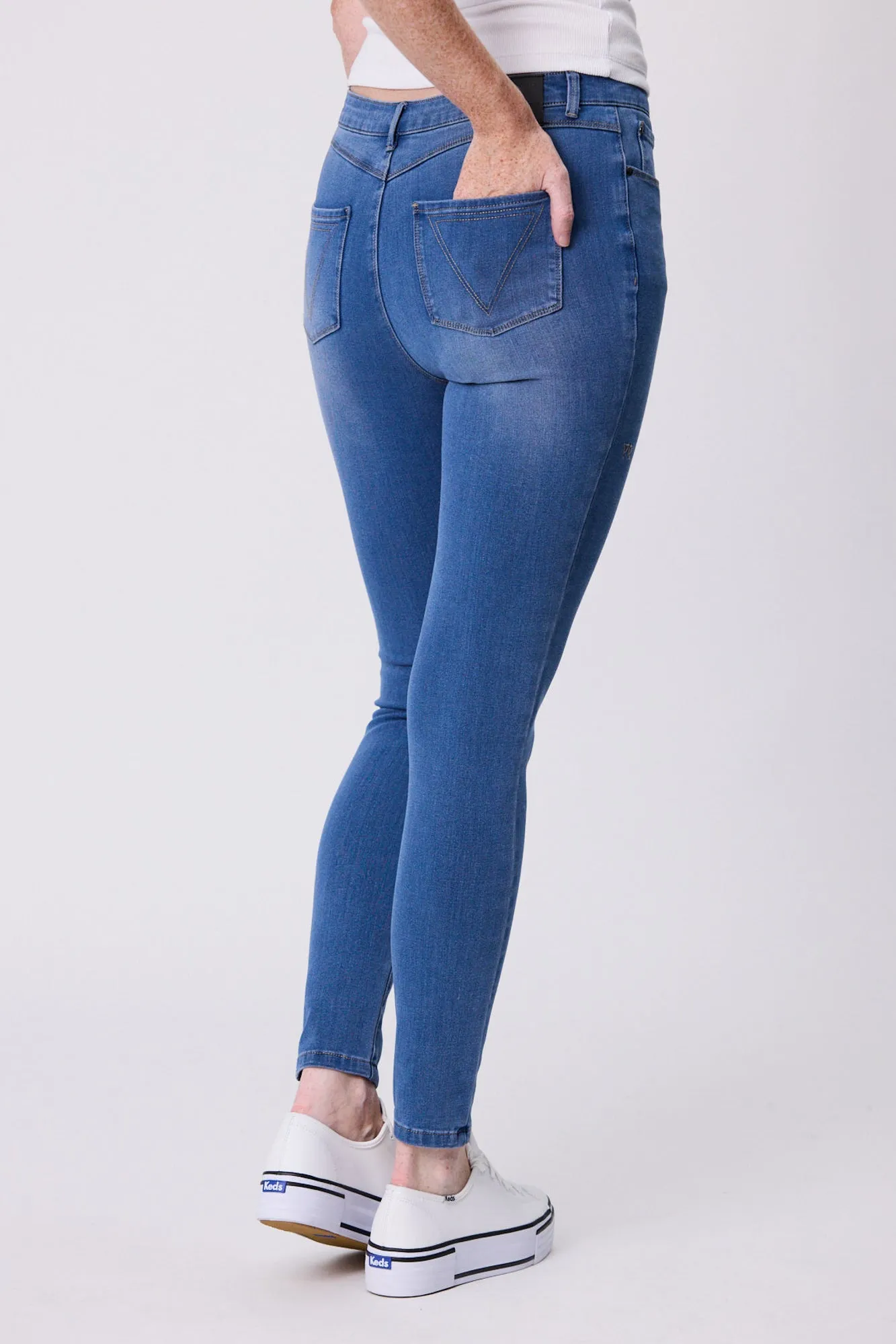 Shine On Label Sculpt Denim Jeans Indigo