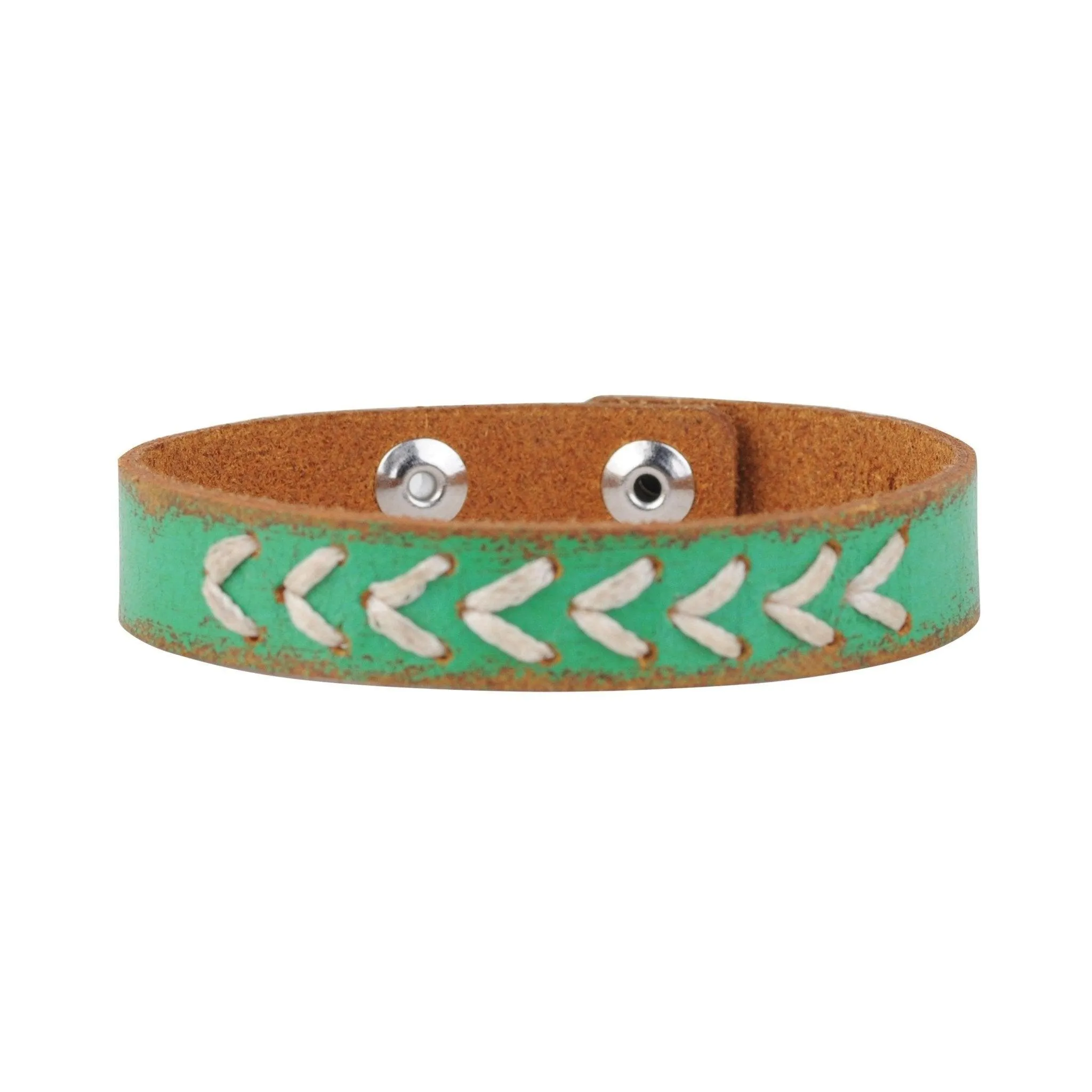 Skinny Hand Stitched Bracelet