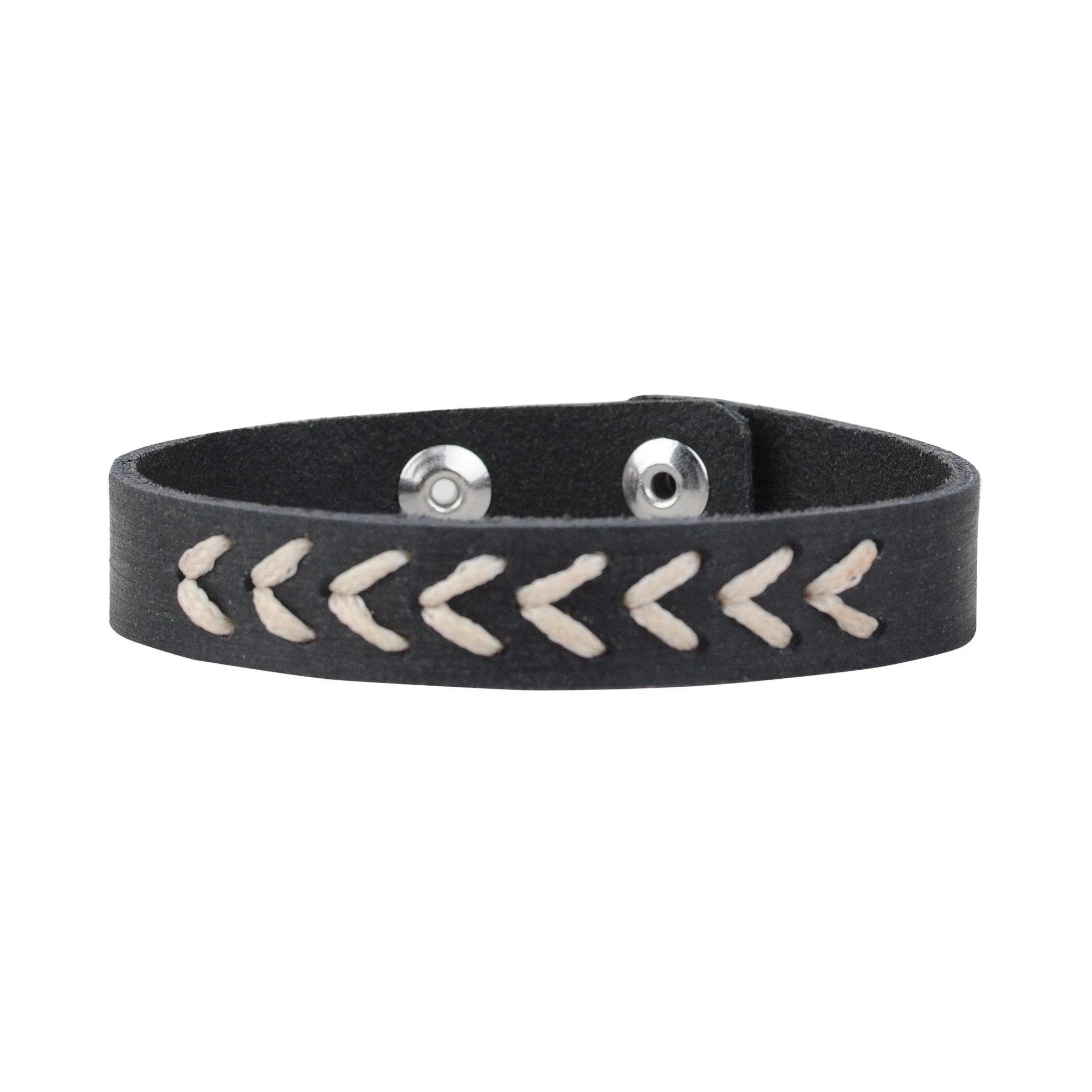 Skinny Hand Stitched Bracelet