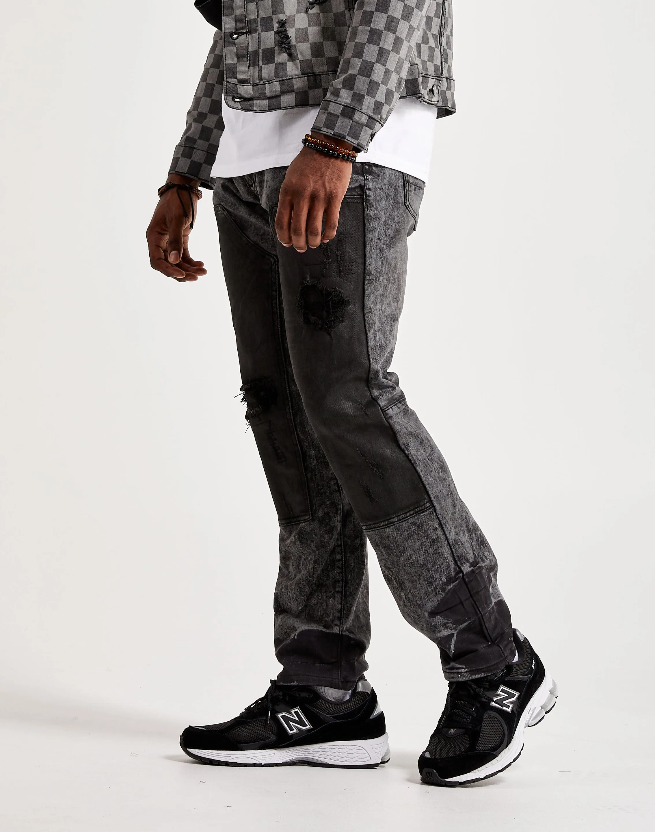 Smoke Rise Double-Knee Denim Jeans