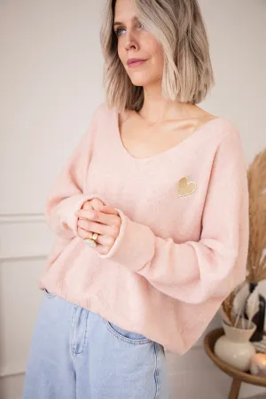 Soft Hearted Rose/Gold - Trui